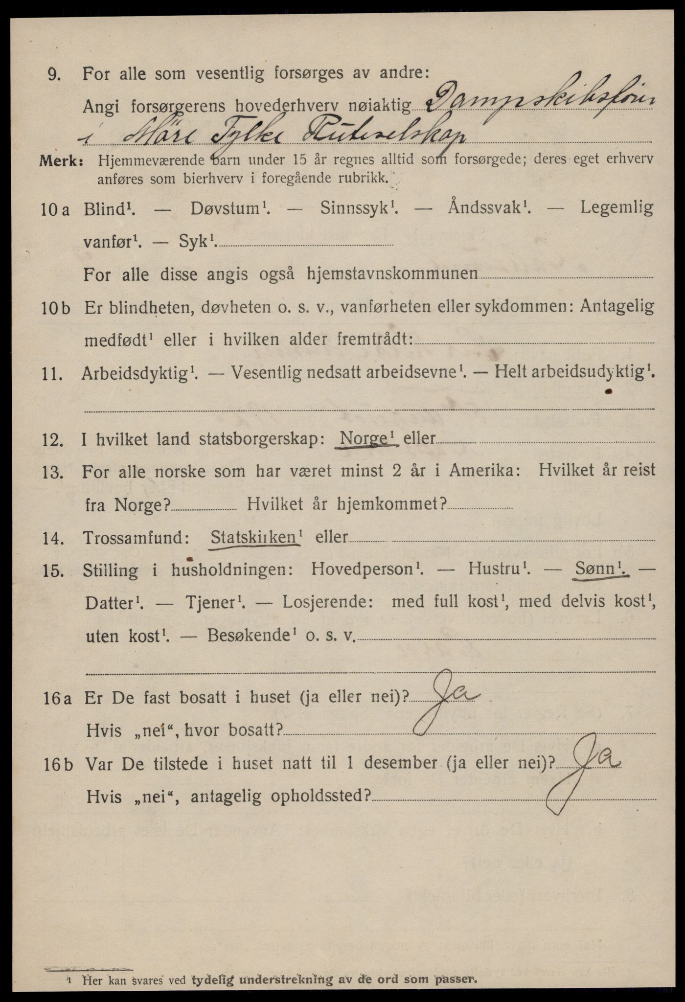 SAT, 1920 census for Ålesund, 1920, p. 23823