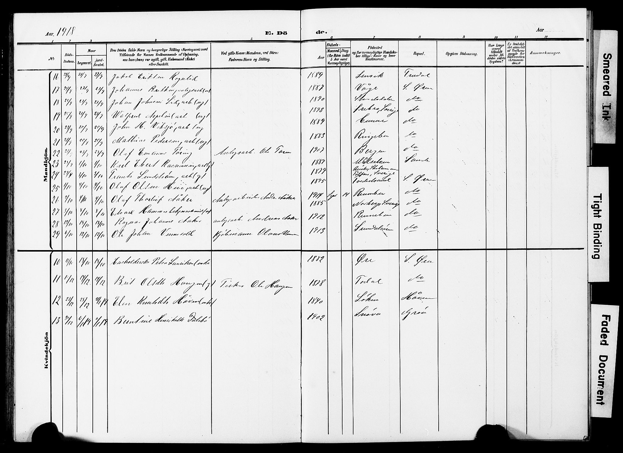 Ministerialprotokoller, klokkerbøker og fødselsregistre - Møre og Romsdal, AV/SAT-A-1454/590/L1017: Parish register (copy) no. 590C02, 1869-1931