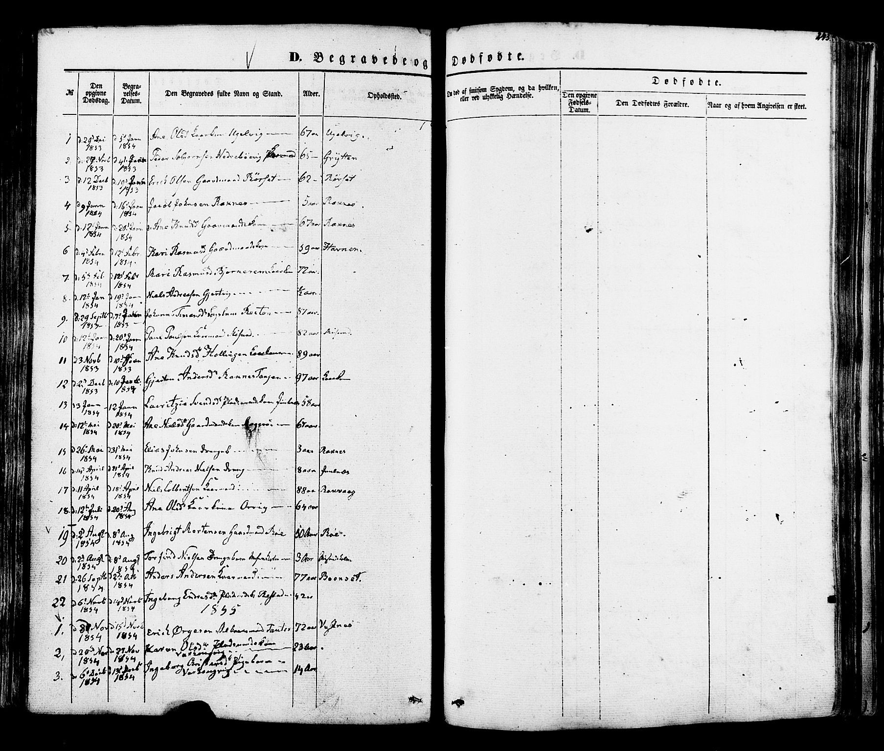 Ministerialprotokoller, klokkerbøker og fødselsregistre - Møre og Romsdal, SAT/A-1454/560/L0719: Parish register (official) no. 560A03, 1845-1872, p. 243