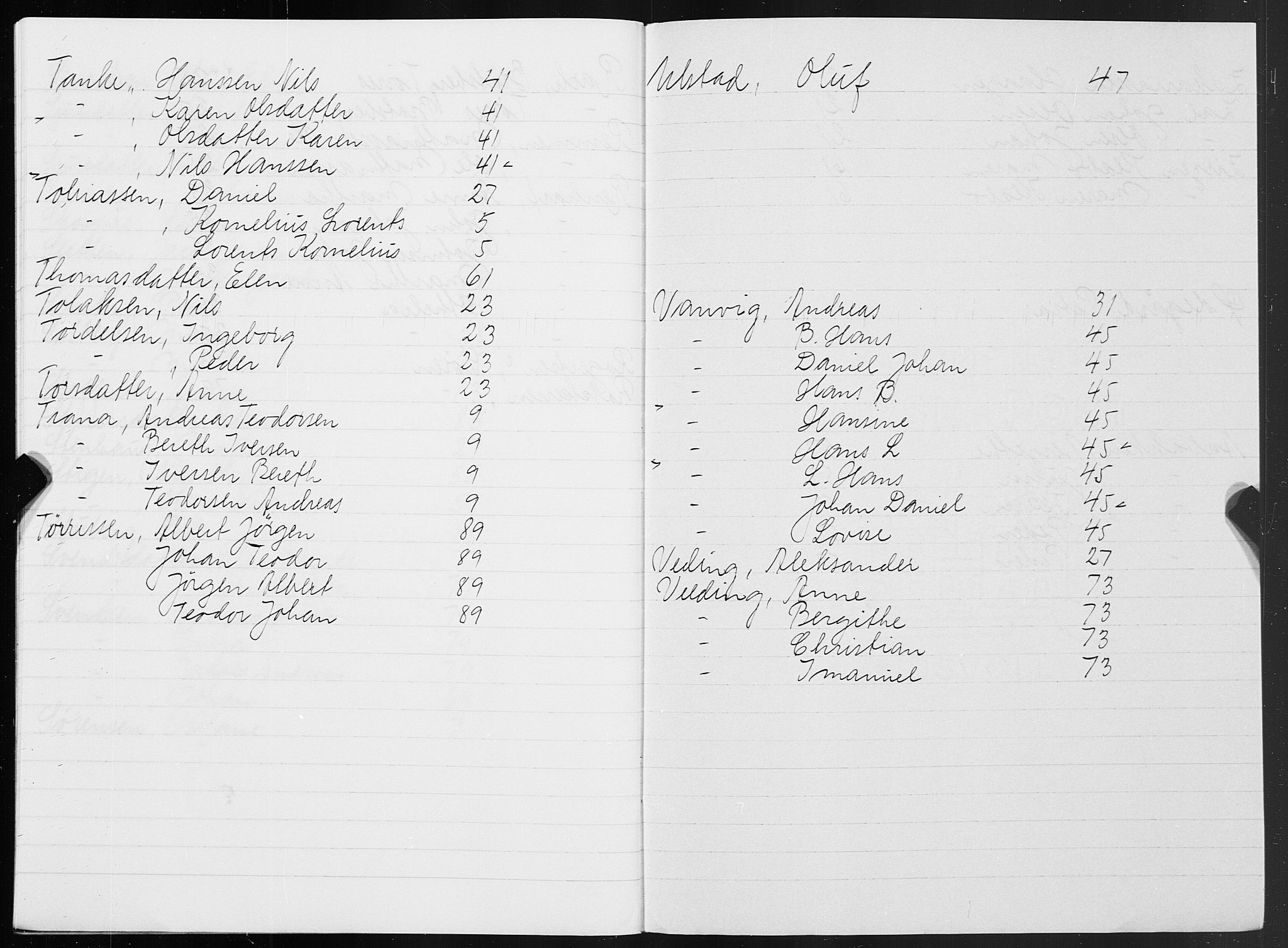 SAT, 1875 census for 1802B Vefsn/Mosjøen, 1875