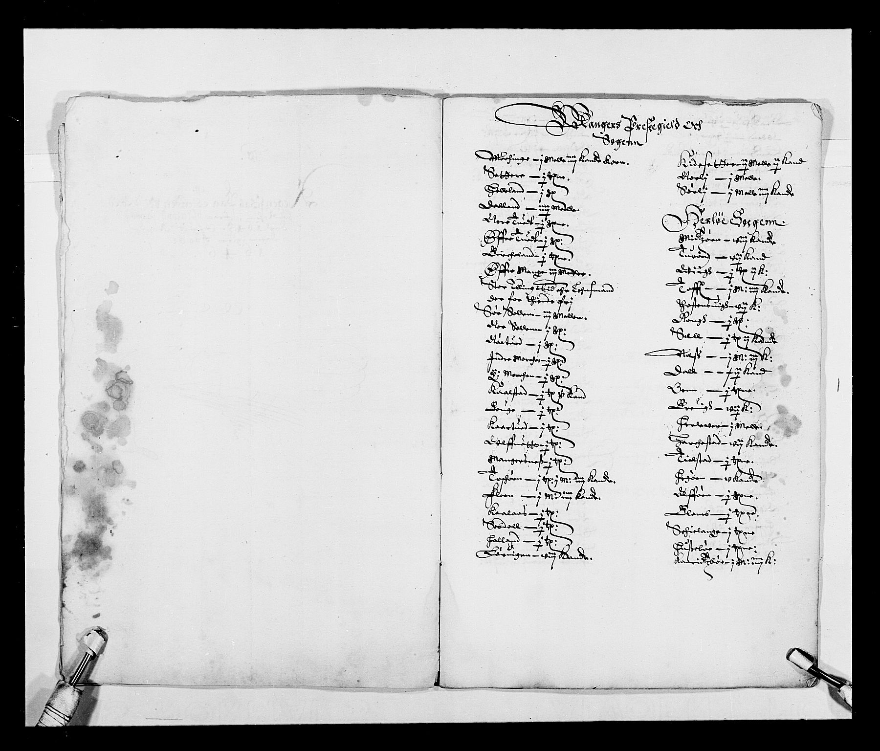 Stattholderembetet 1572-1771, AV/RA-EA-2870/Ek/L0026/0002: Jordebøker 1633-1658: / Tiendelister fra Bergenhus len, 1642-1647, p. 13