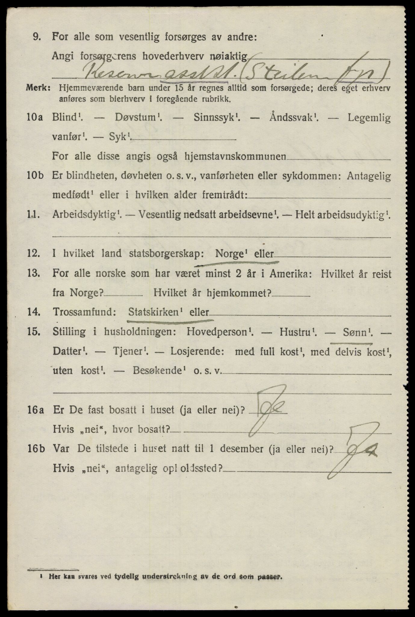 SAO, 1920 census for Nesodden, 1920, p. 5730