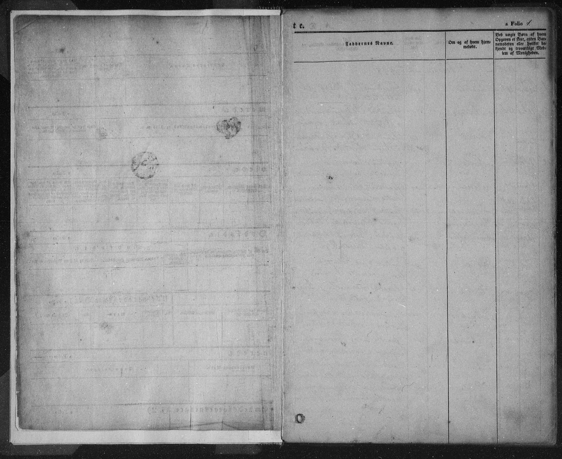 Sand sokneprestkontor, AV/SAST-A-101848/01/III/L0002: Parish register (official) no. A 2, 1838-1859, p. 1