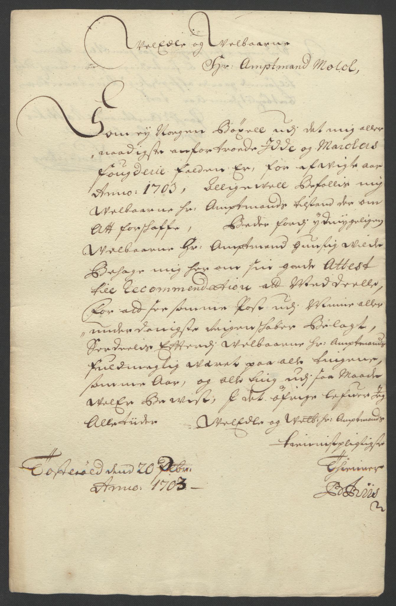 Rentekammeret inntil 1814, Reviderte regnskaper, Fogderegnskap, RA/EA-4092/R01/L0016: Fogderegnskap Idd og Marker, 1702-1703, p. 248
