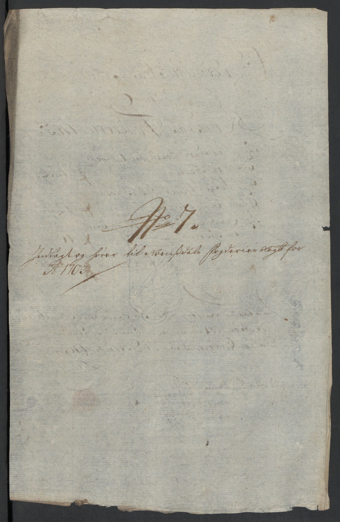 Rentekammeret inntil 1814, Reviderte regnskaper, Fogderegnskap, RA/EA-4092/R55/L3656: Fogderegnskap Romsdal, 1703-1705, p. 88