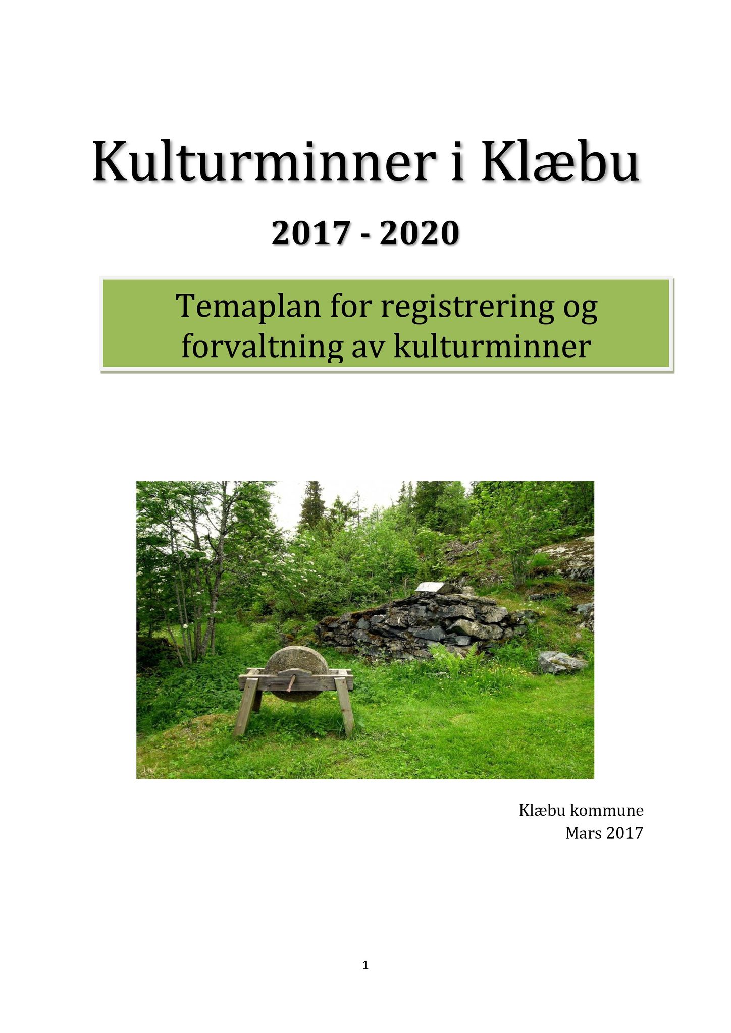 Klæbu Kommune, TRKO/KK/06-UM/L004: Utvalg for miljø - Møtedokumenter 2017, 2017, p. 344