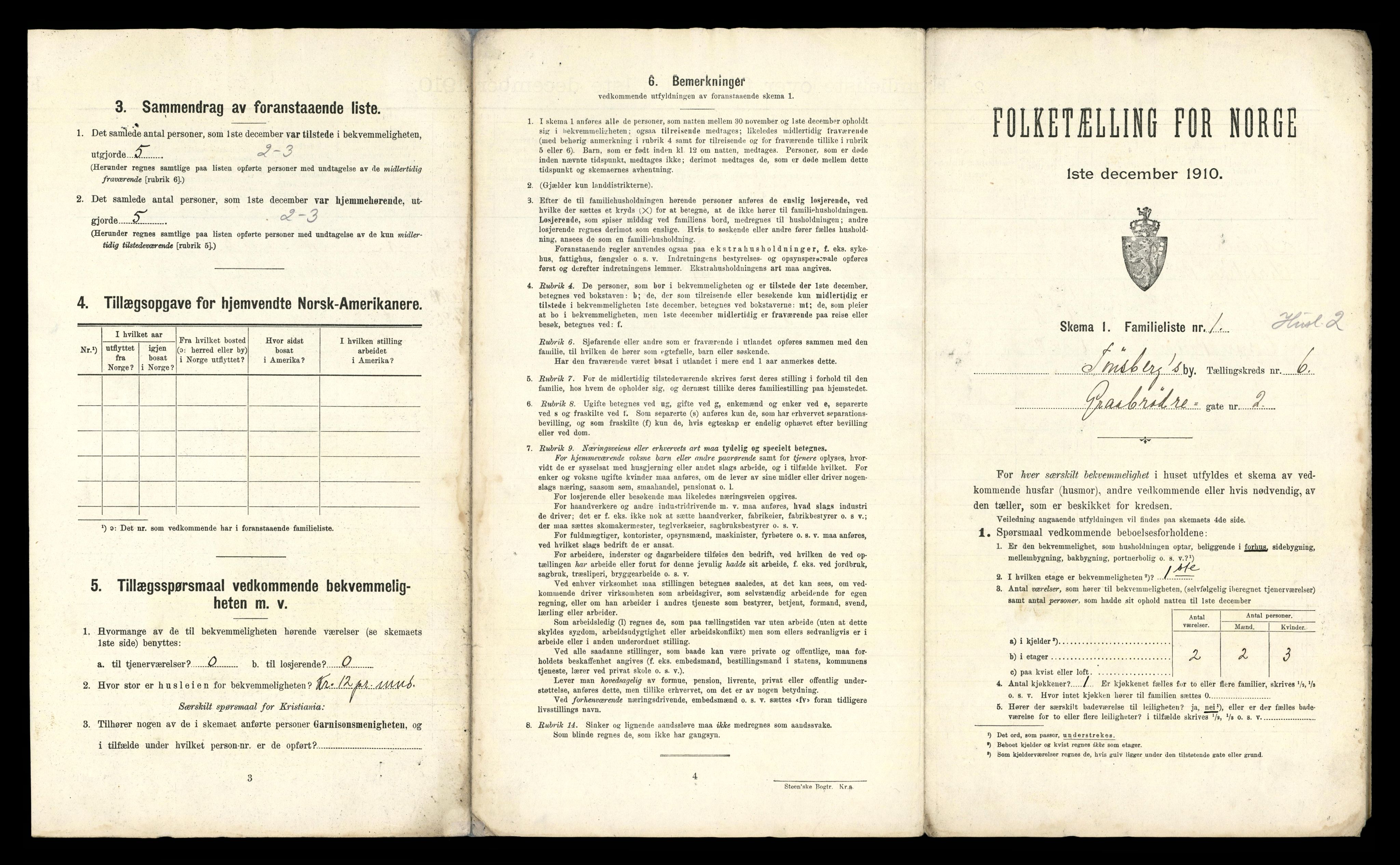 RA, 1910 census for Tønsberg, 1910, p. 2415