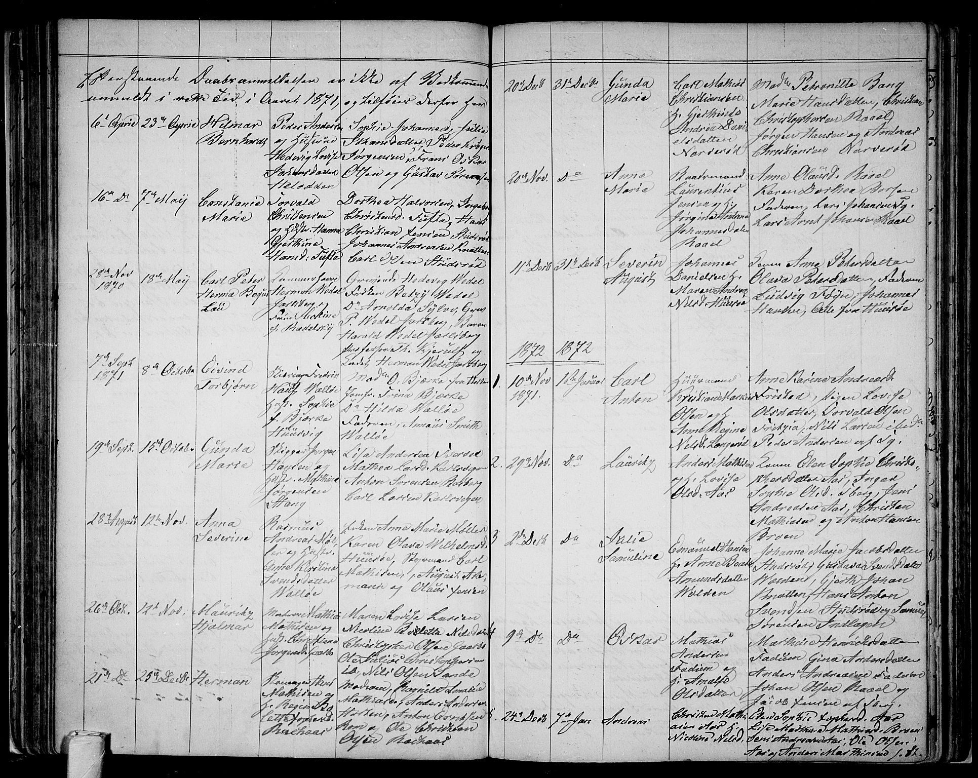 Sem kirkebøker, AV/SAKO-A-5/G/Ga/L0004: Parish register (copy) no. I 4, 1855-1877