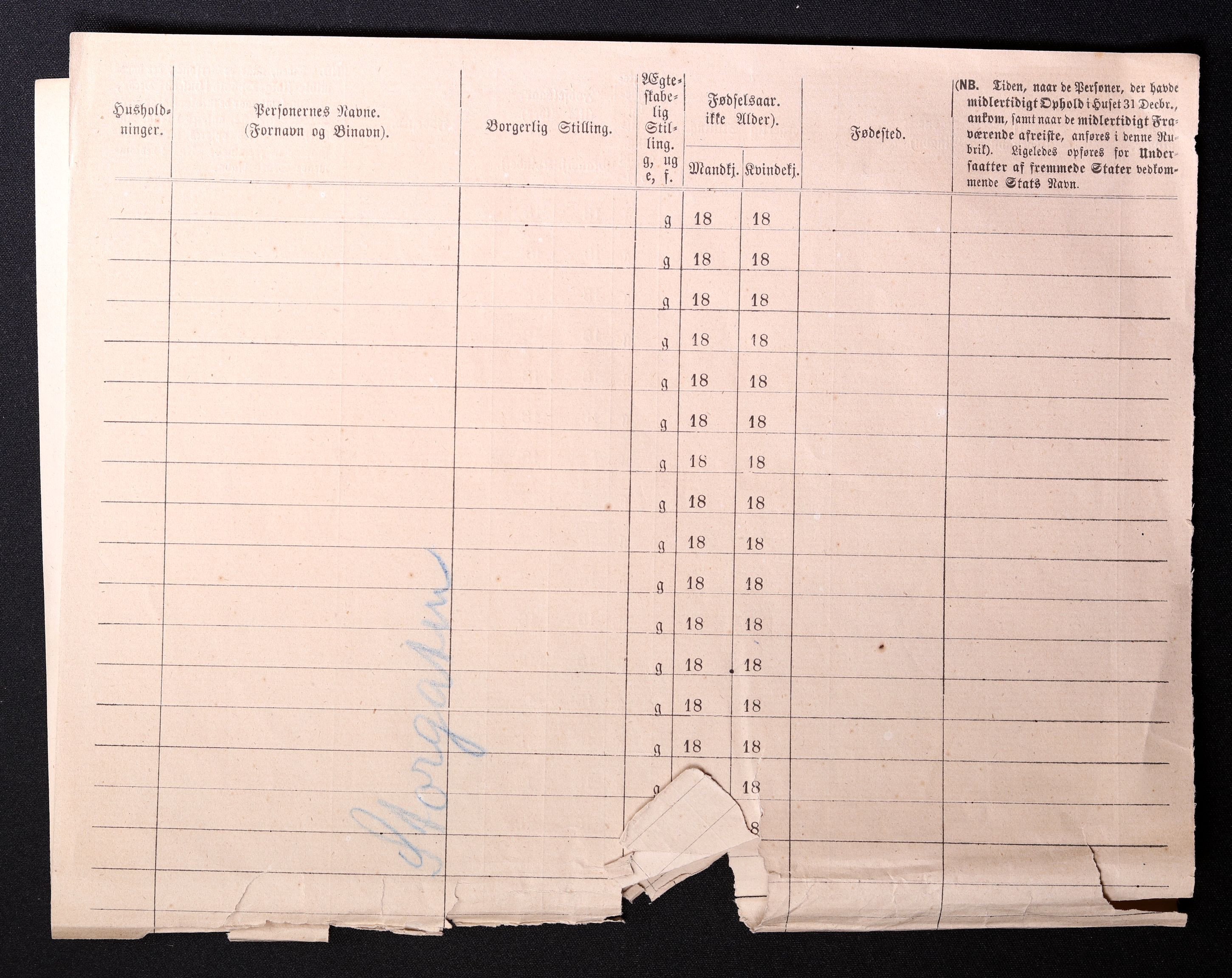 RA, 1870 census for 0301 Kristiania, 1870, p. 3775