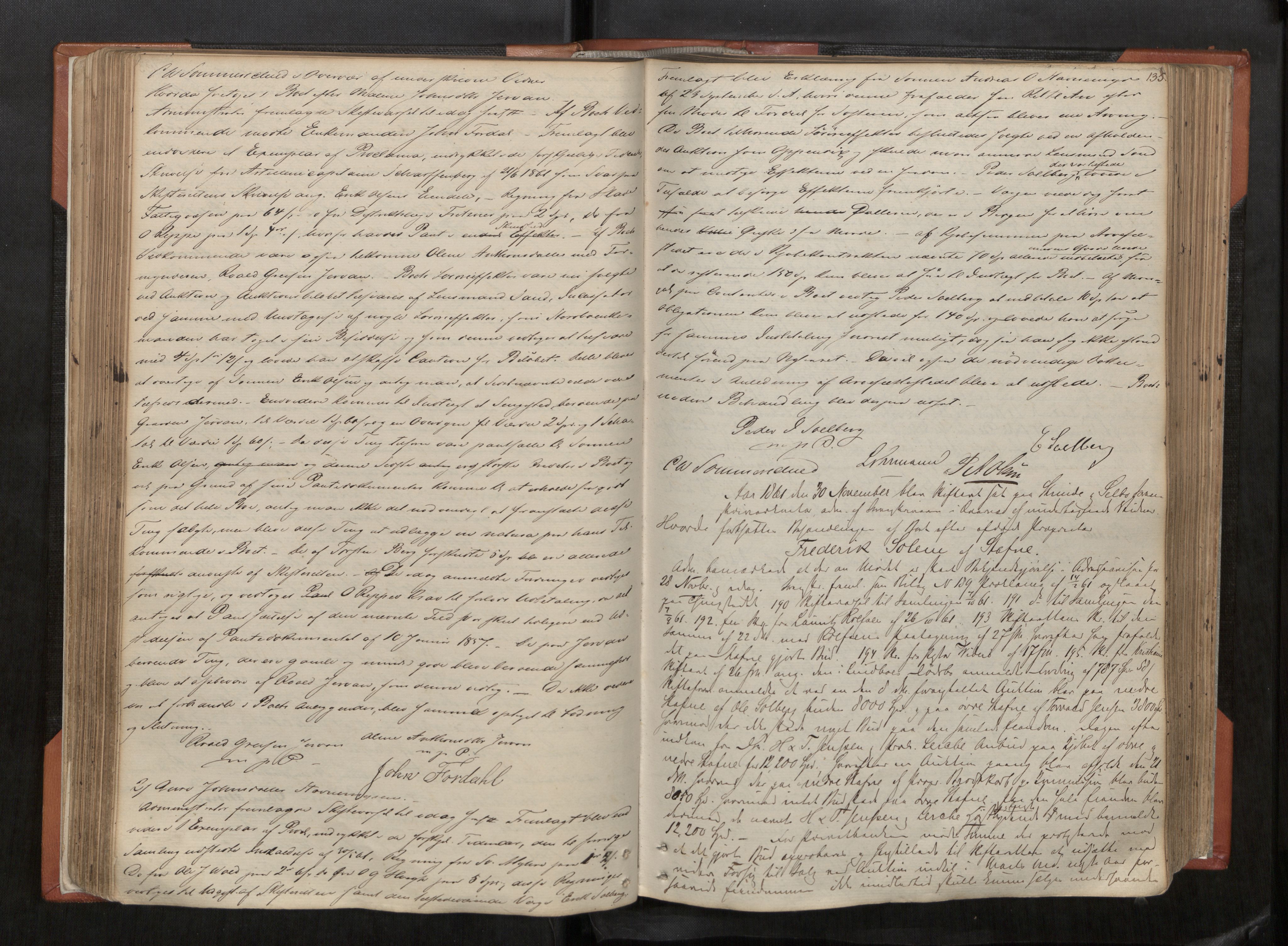 Strinda og Selbu sorenskriveri, AV/SAT-A-0015/3/3B/L0003: Skifteforhandlingsprot. 3 3, 1856-1874, p. 135
