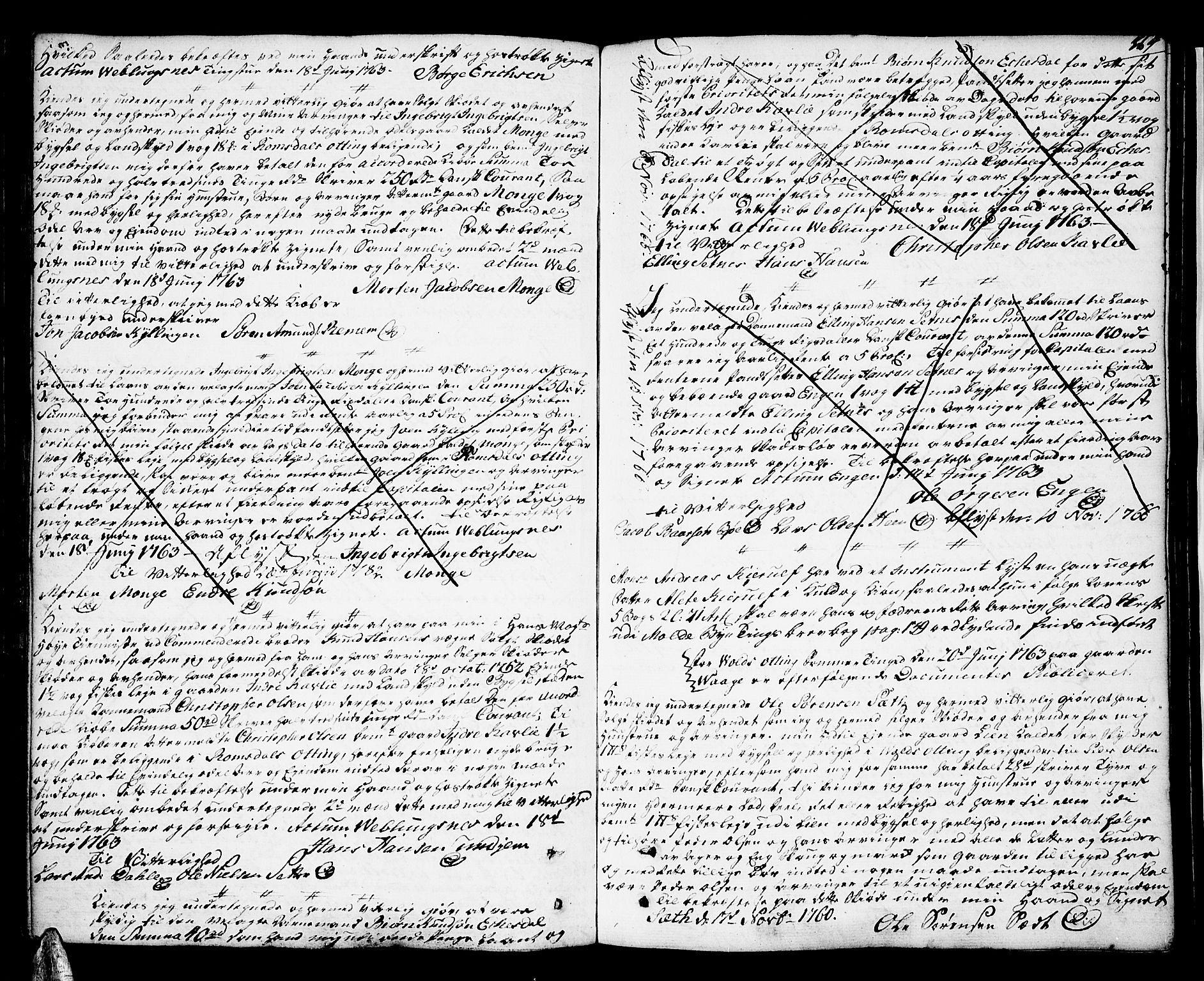 Romsdal sorenskriveri, SAT/A-4149/1/2/2C/L0003: Mortgage book no. 3, 1747-1767, p. 264