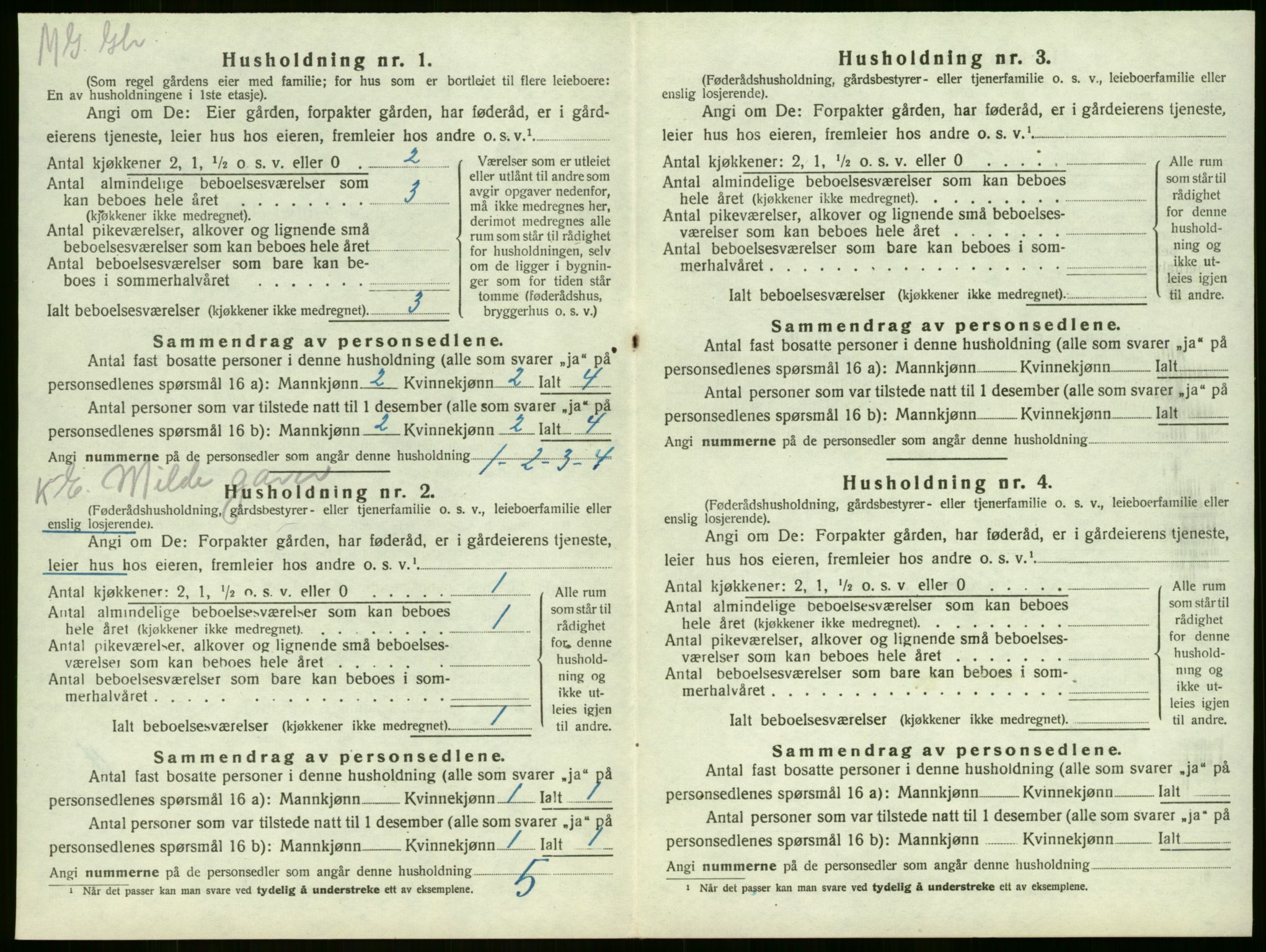 SAKO, 1920 census for Sandeherred, 1920, p. 116