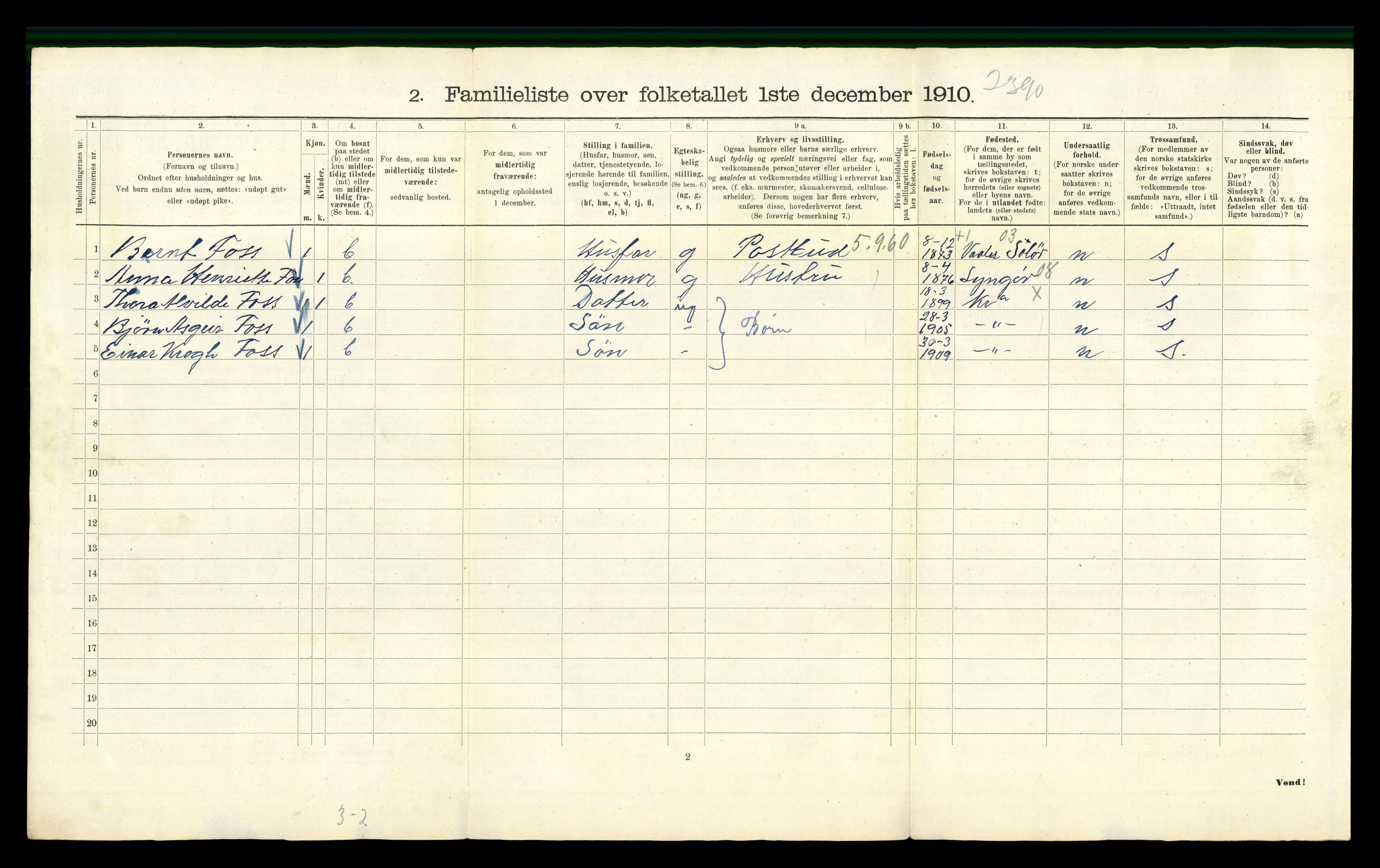 RA, 1910 census for Kristiania, 1910, p. 71166