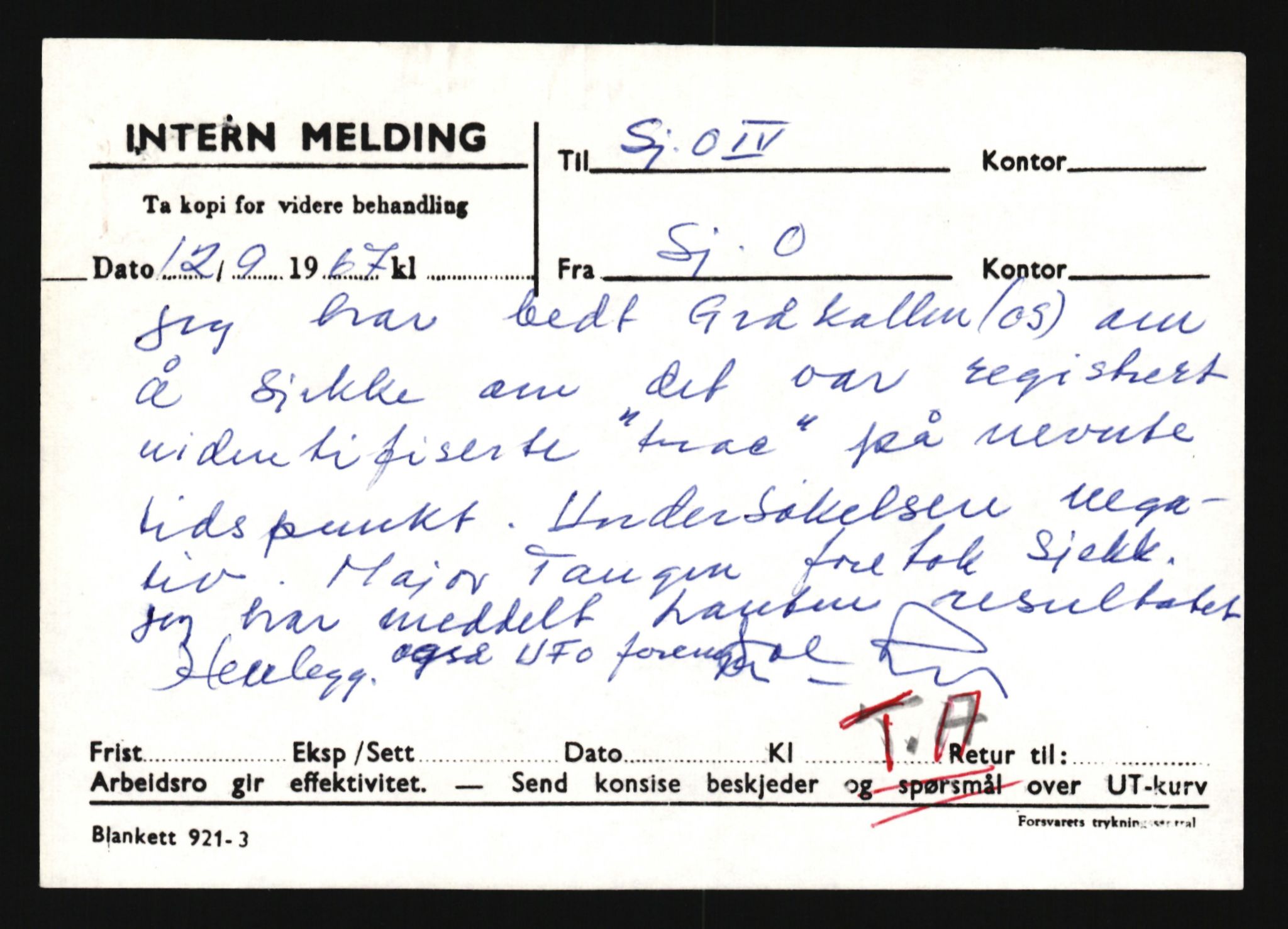 Forsvaret, Luftforsvarets overkommando/Luftforsvarsstaben, AV/RA-RAFA-2246/1/D/Da/L0124/0001: -- / UFO OVER NORSK TERRITORIUM, 1954-1970, p. 179