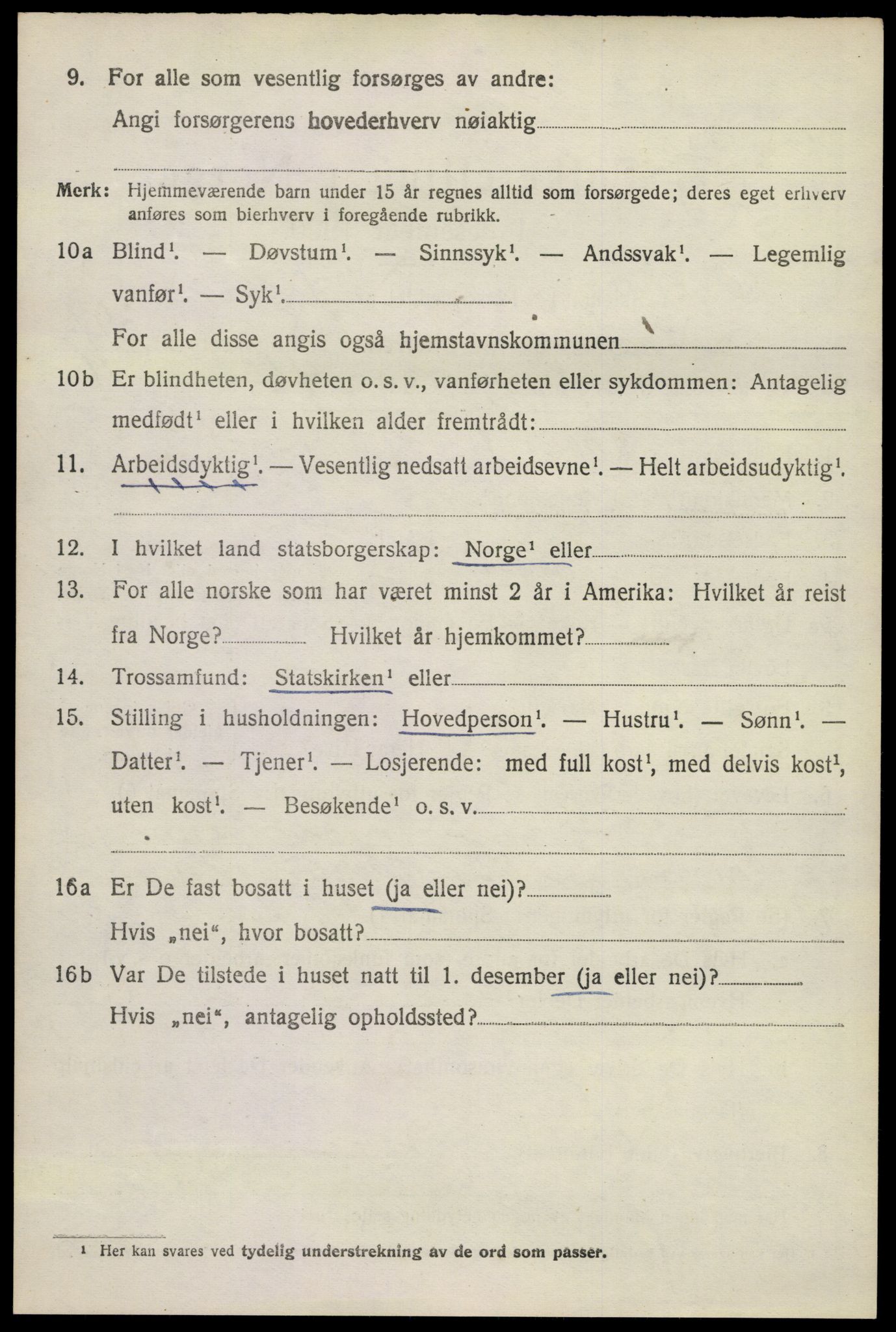 SAKO, 1920 census for Sandeherred, 1920, p. 20877