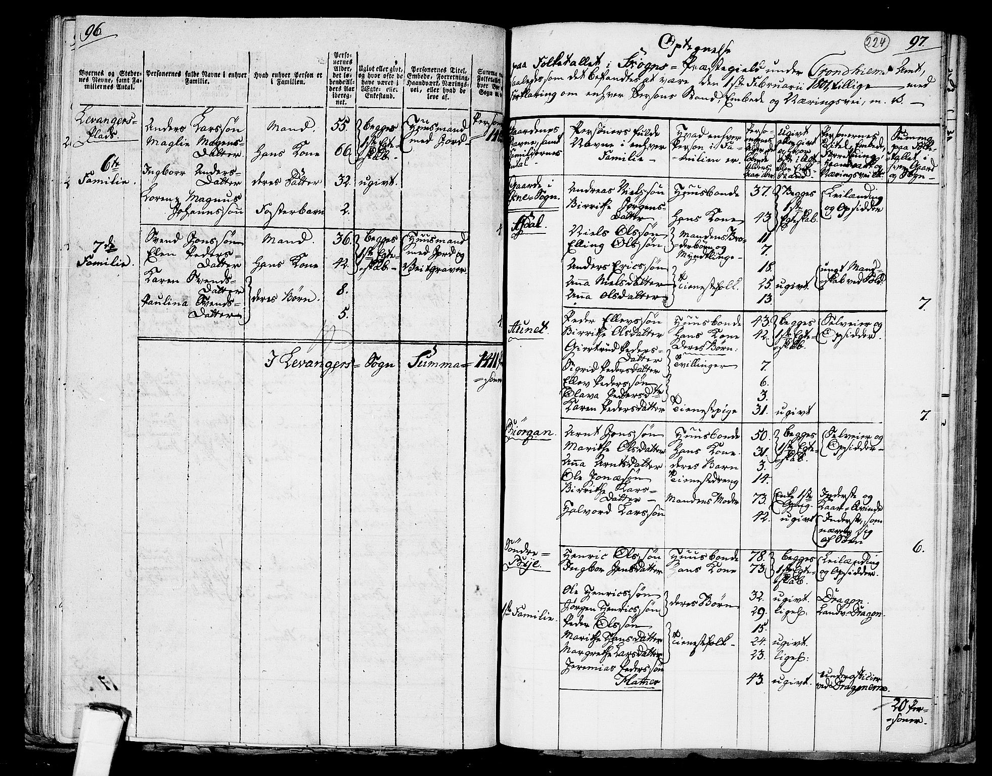 RA, 1801 census for 1719P Skogn, 1801, p. 223b-224a