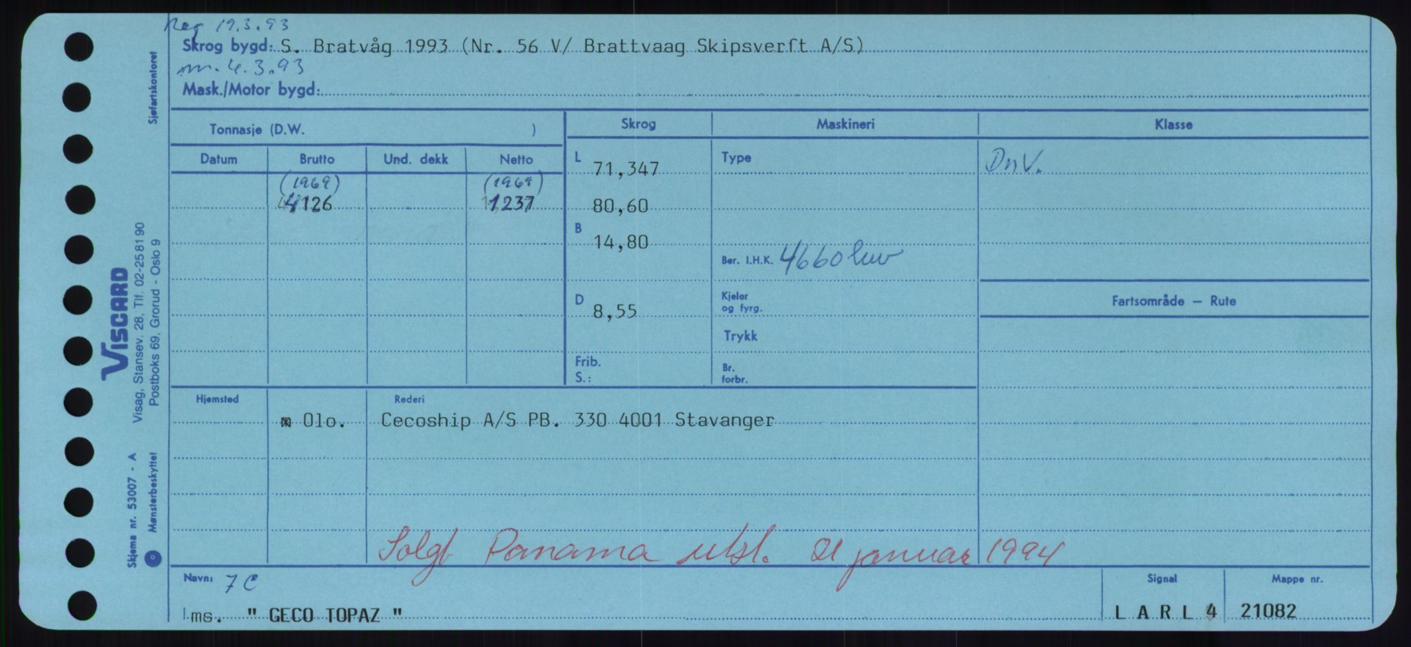 Sjøfartsdirektoratet med forløpere, Skipsmålingen, RA/S-1627/H/Hd/L0012: Fartøy, G-Glø, p. 167