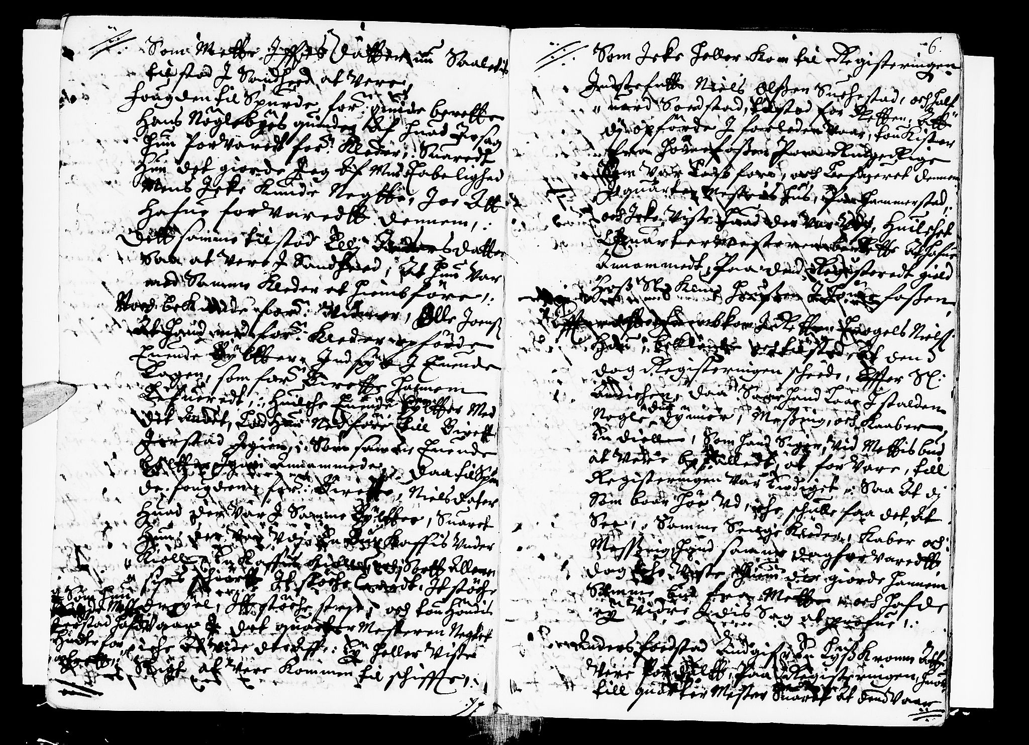 Toten tingrett, AV/SAH-TING-006/G/Gb/Gba/L0010: Tingbok, 1672-1673, p. 5b-6a