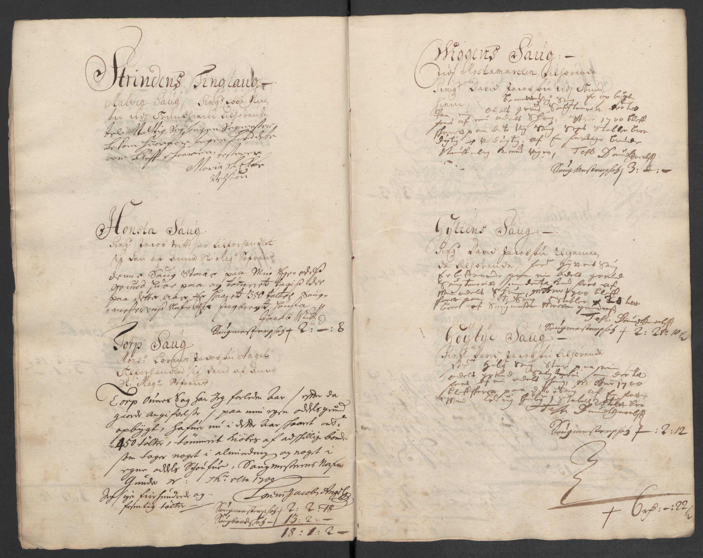 Rentekammeret inntil 1814, Reviderte regnskaper, Fogderegnskap, AV/RA-EA-4092/R61/L4107: Fogderegnskap Strinda og Selbu, 1698-1700, p. 401