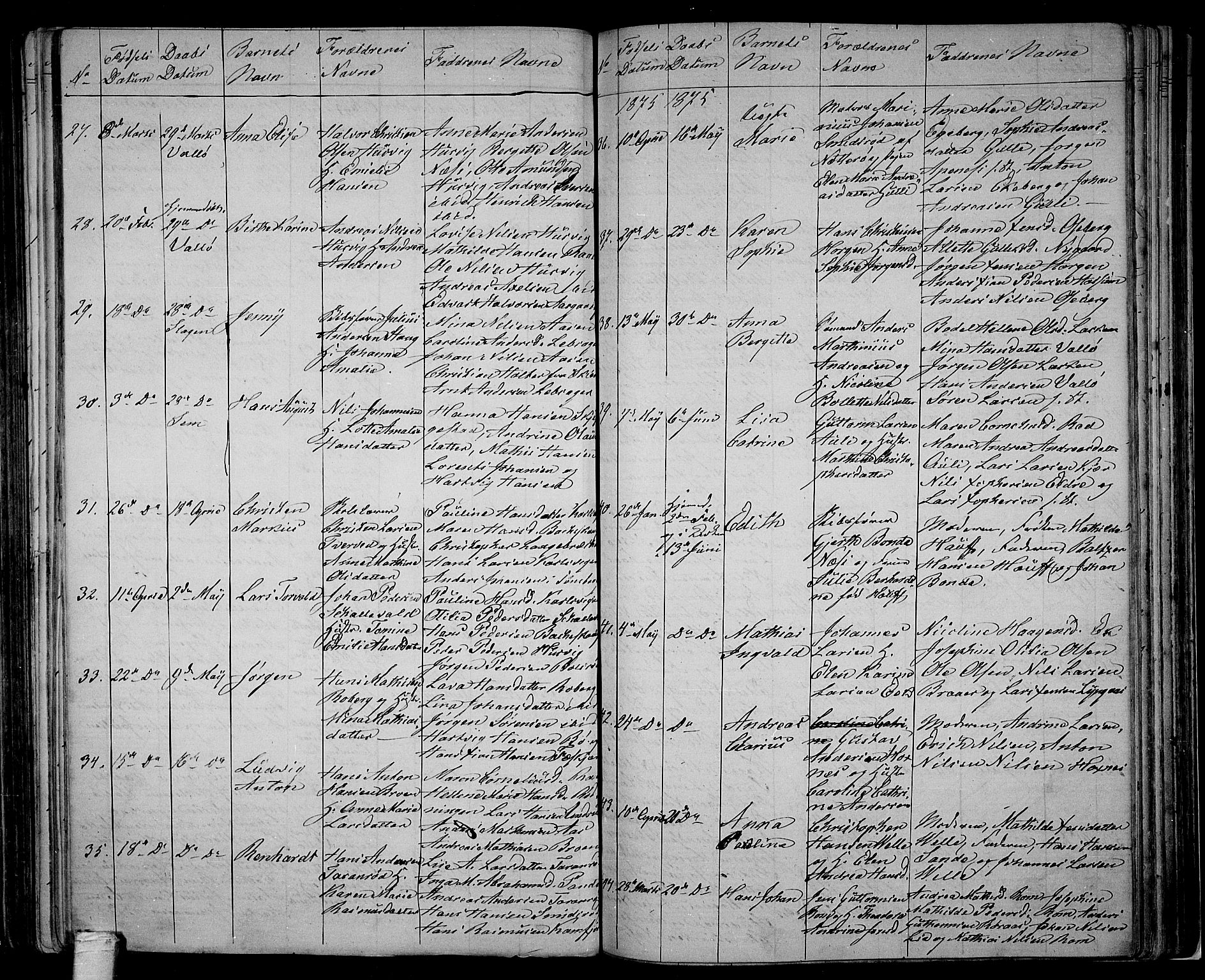 Sem kirkebøker, AV/SAKO-A-5/G/Ga/L0004: Parish register (copy) no. I 4, 1855-1877