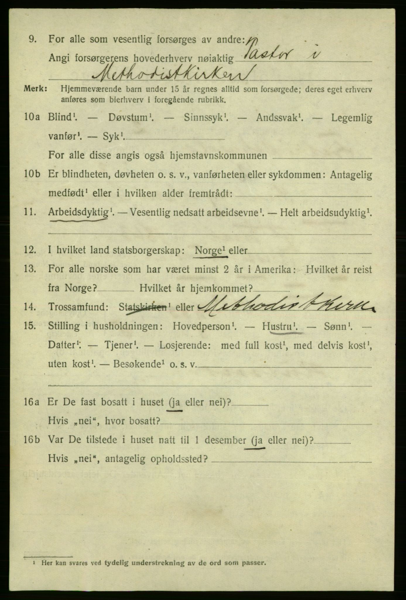 SAO, 1920 census for Fredrikshald, 1920, p. 20883
