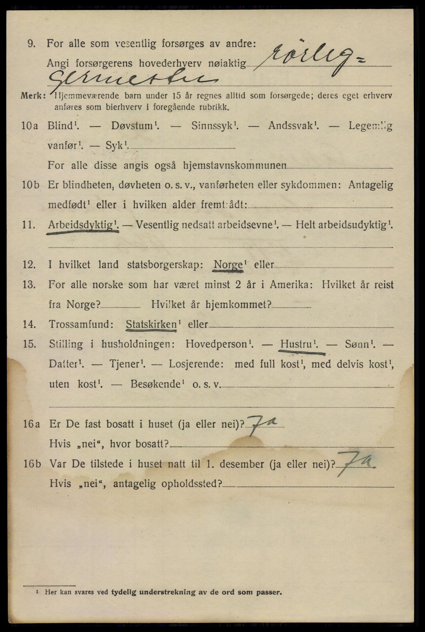 SAO, 1920 census for Aker, 1920, p. 81615