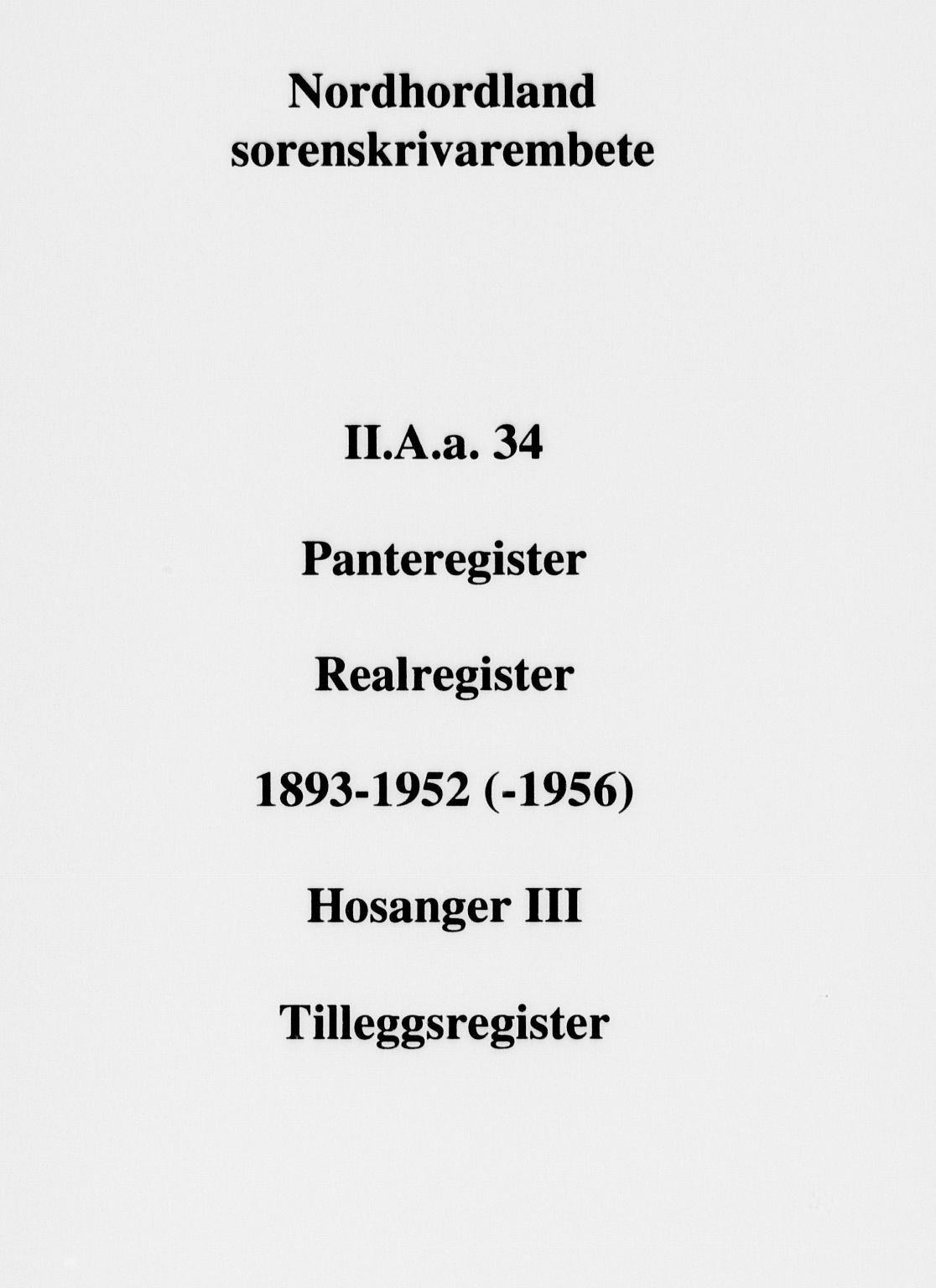 Nordhordland sorenskrivar, SAB/A-2901/1/G/Ga/Gaaa/L0034: Mortgage register no. II.A.a.34, 1893-1952