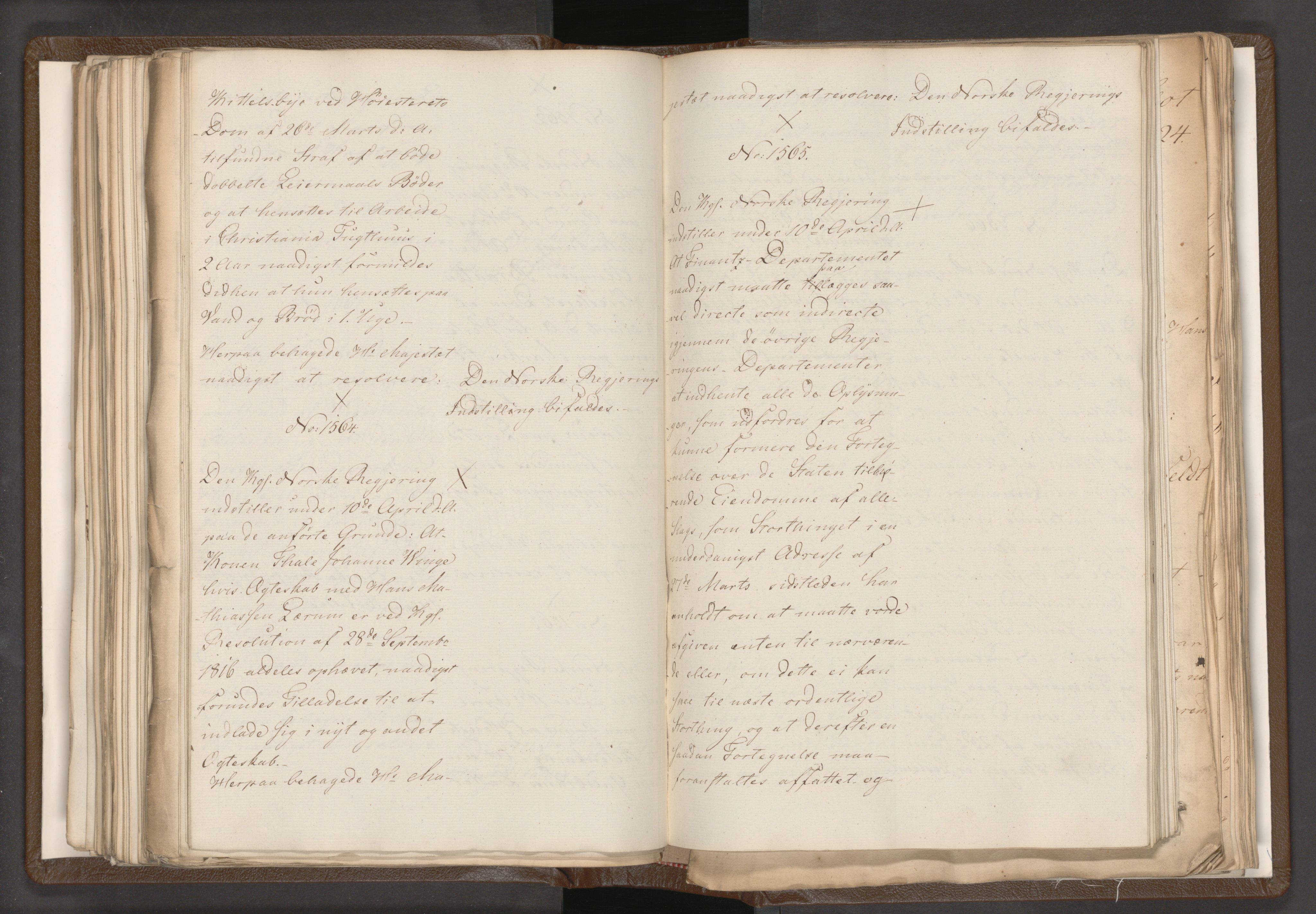 Statsrådssekretariatet, AV/RA-S-1001/A/Ab/L0018: Kgl. res. nr. 1112-1753, 1. halvår, 1824