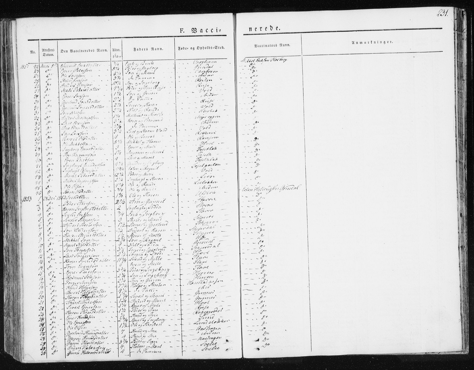 Ministerialprotokoller, klokkerbøker og fødselsregistre - Sør-Trøndelag, SAT/A-1456/674/L0869: Parish register (official) no. 674A01, 1829-1860, p. 231