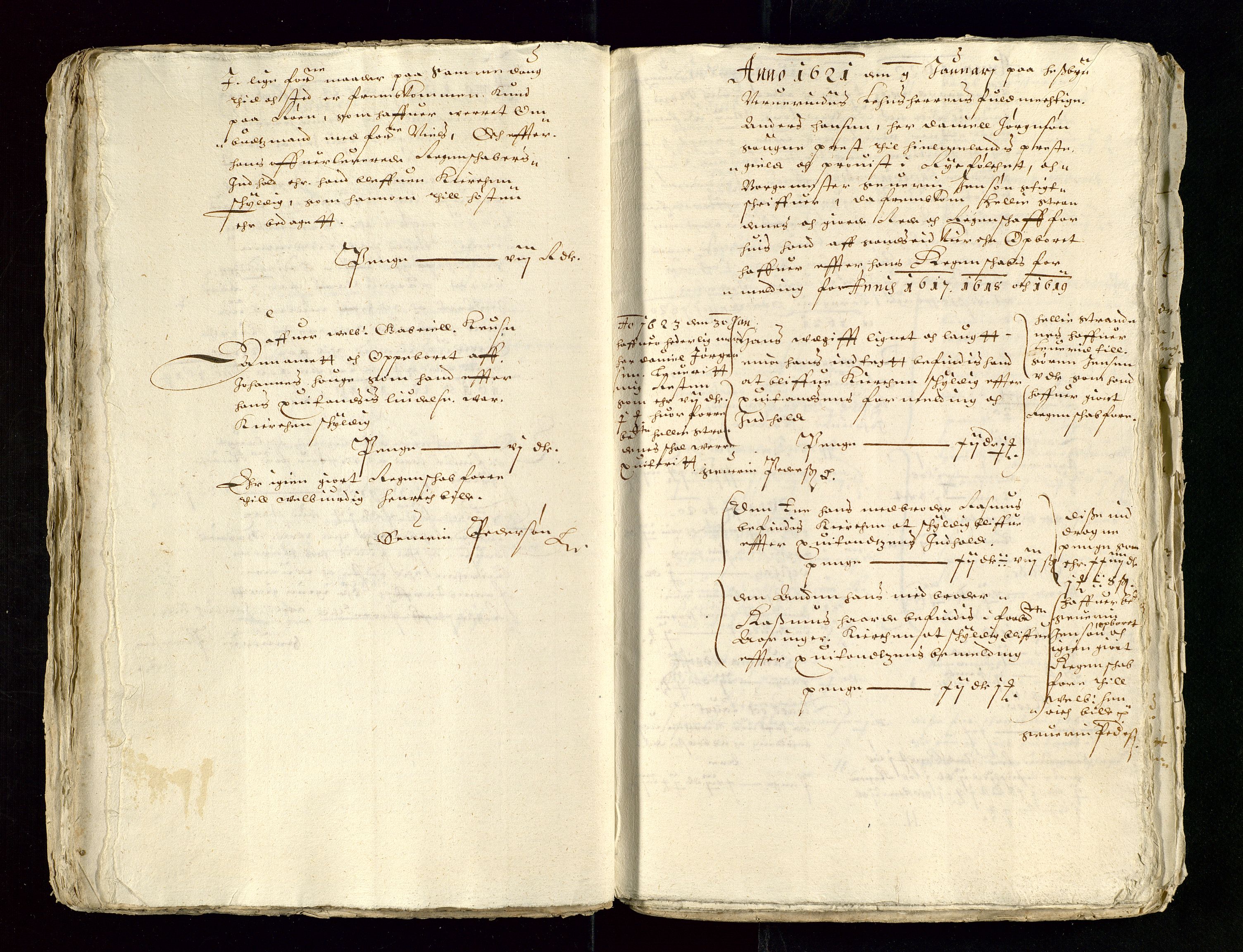Stavanger len, AV/SAST-A-101870/Ob/L0018: Kirkeregnskaper, 1613-1632, p. 46