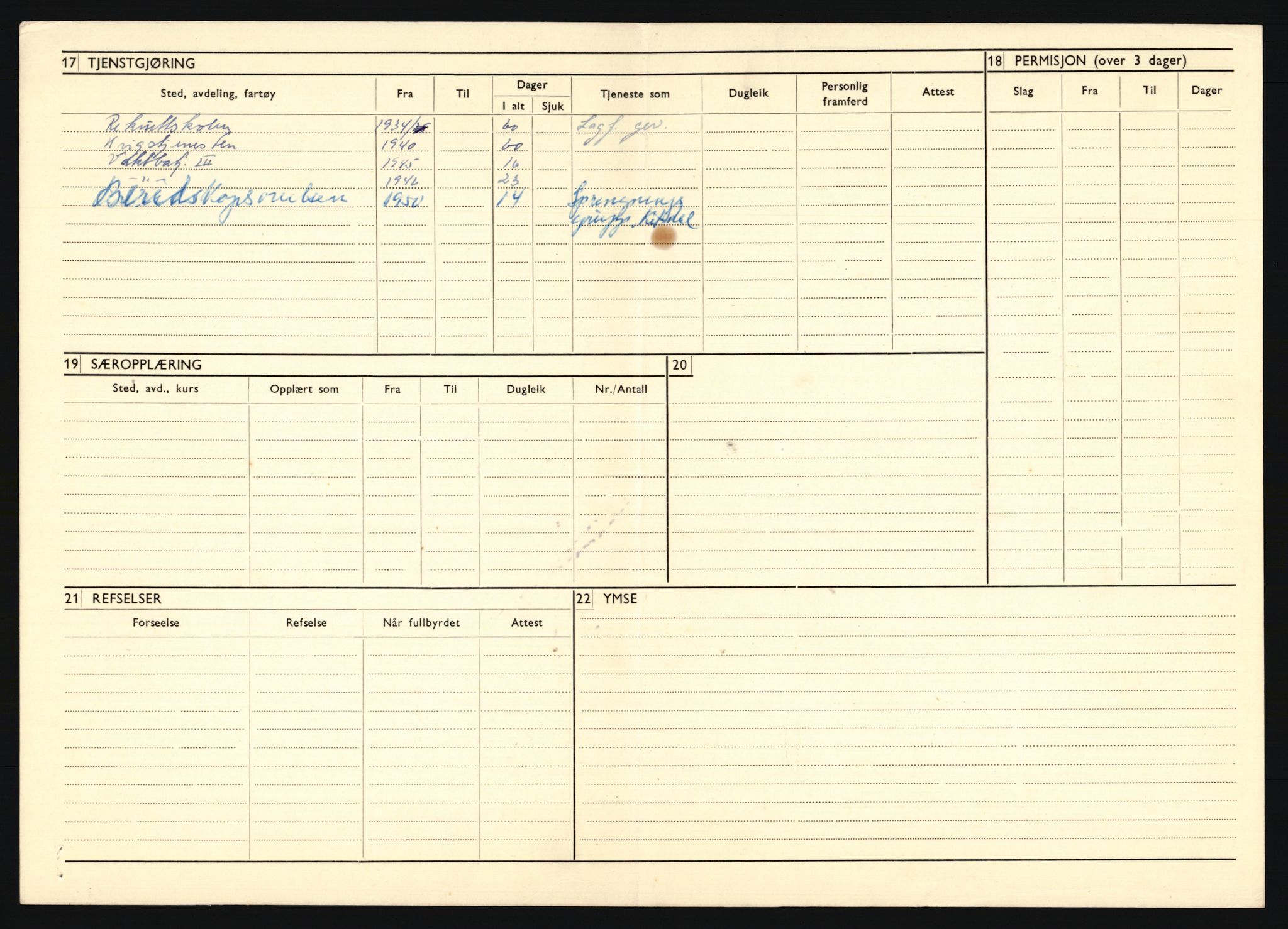 Forsvaret, Troms infanteriregiment nr. 16, AV/RA-RAFA-3146/P/Pa/L0018: Rulleblad for regimentets menige mannskaper, årsklasse 1934, 1934, p. 630