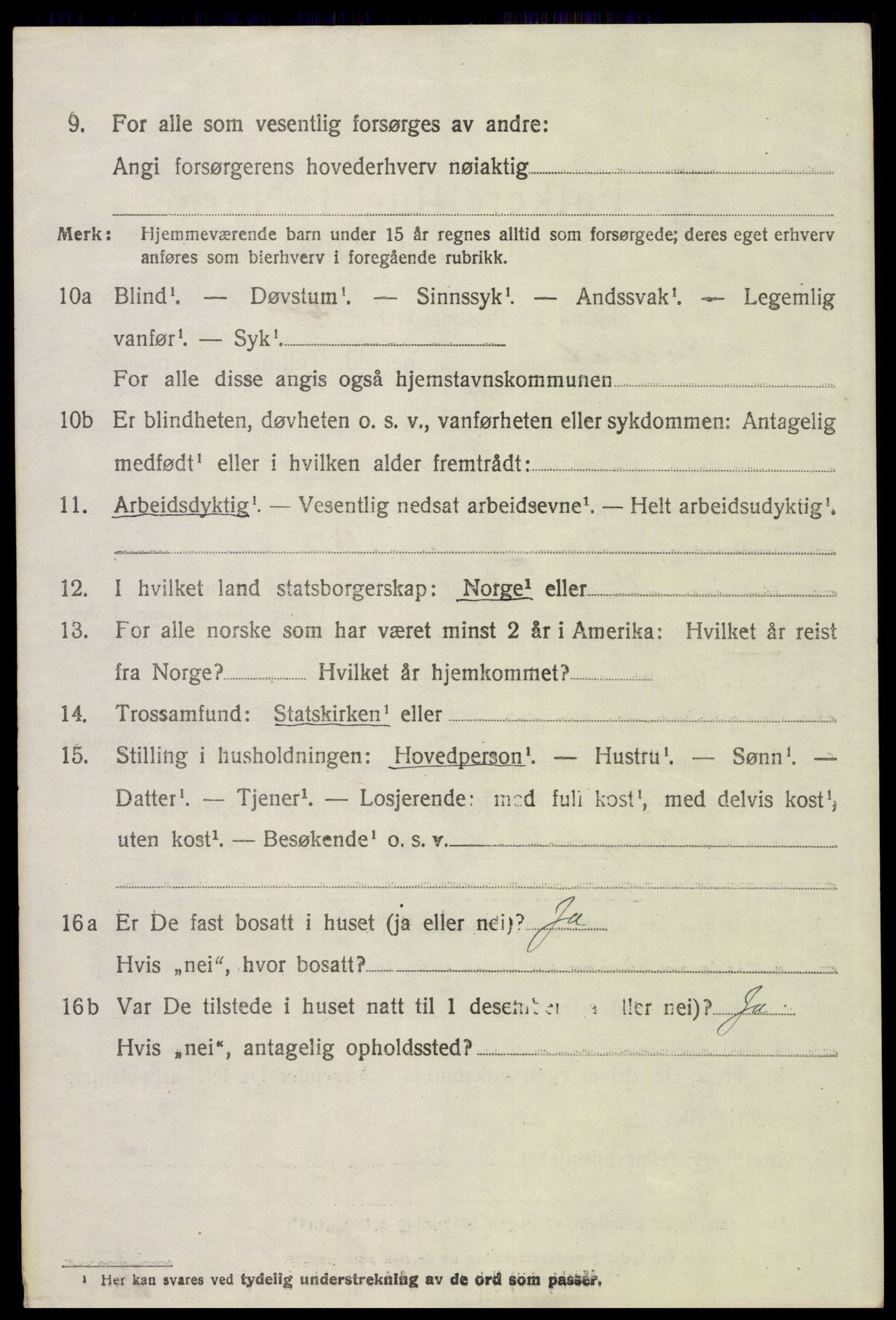 SAH, 1920 census for Åmot, 1920, p. 9410