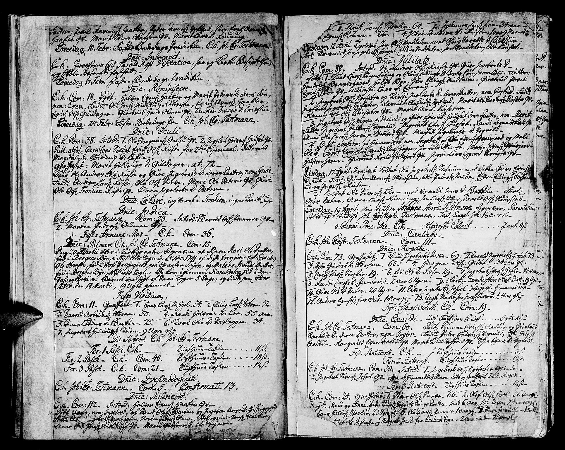 Ministerialprotokoller, klokkerbøker og fødselsregistre - Sør-Trøndelag, SAT/A-1456/678/L0891: Parish register (official) no. 678A01, 1739-1780, p. 15