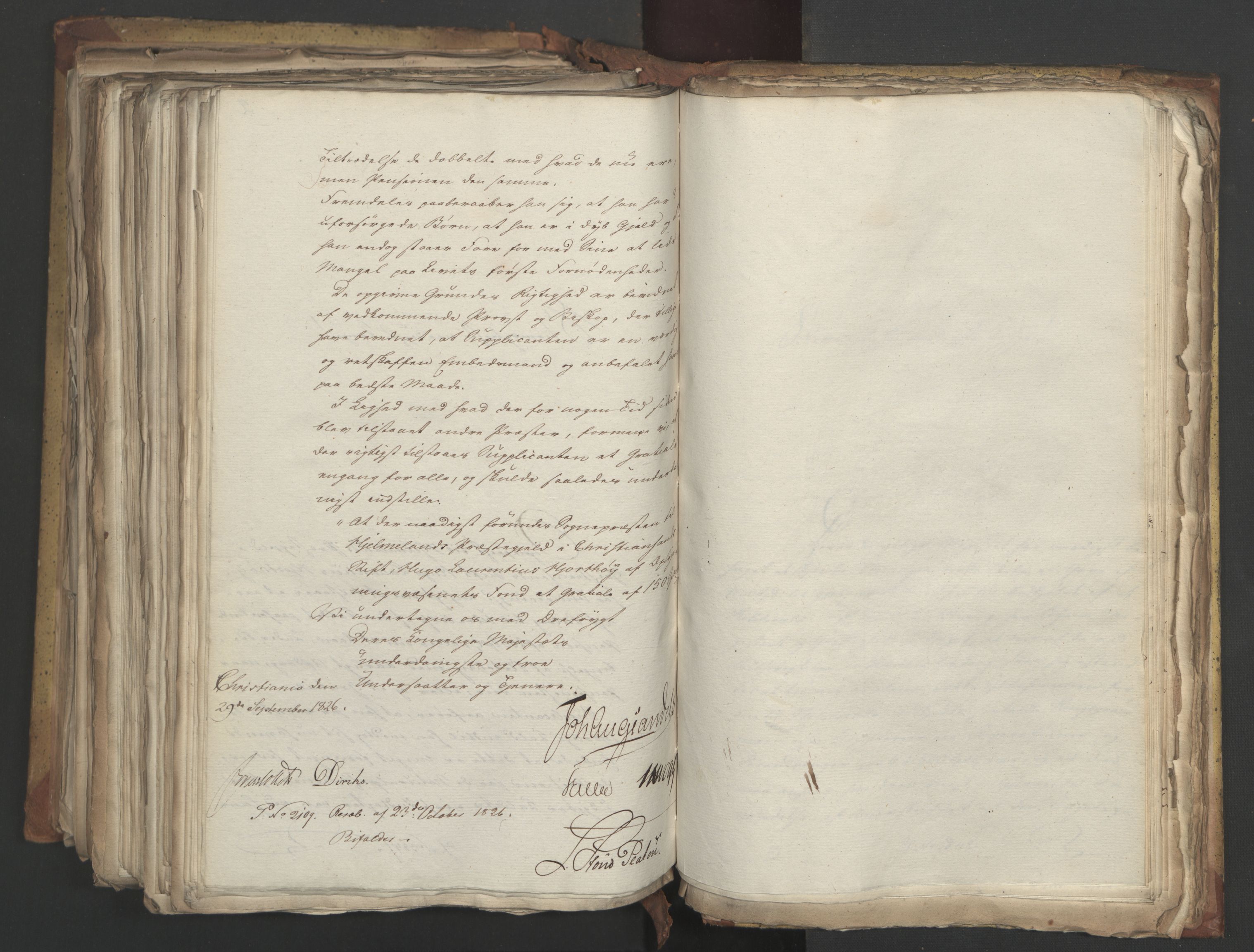 Statsrådsavdelingen i Stockholm, AV/RA-S-1003/D/Da/L0048: Regjeringsinnstillinger nr. 3600-3859, 1826, p. 500