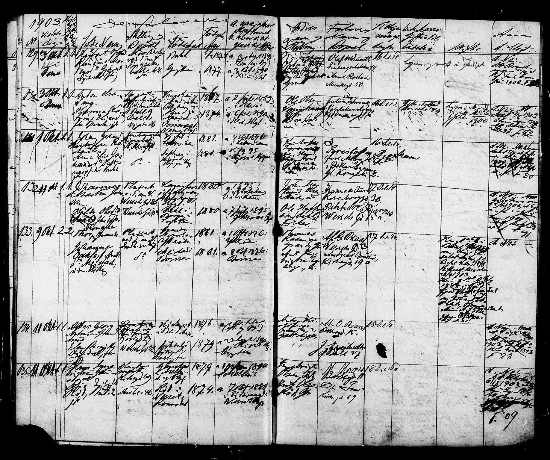 Ministerialprotokoller, klokkerbøker og fødselsregistre - Sør-Trøndelag, AV/SAT-A-1456/604/L0192: Parish register (official) no. 604A13, 1901-1906