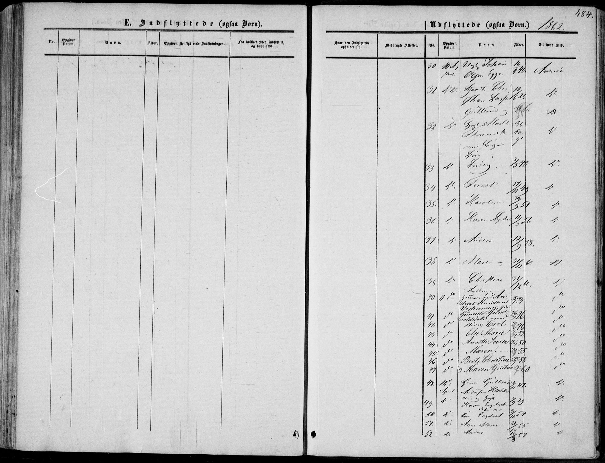 Norderhov kirkebøker, AV/SAKO-A-237/F/Fa/L0012: Parish register (official) no. 12, 1856-1865, p. 484