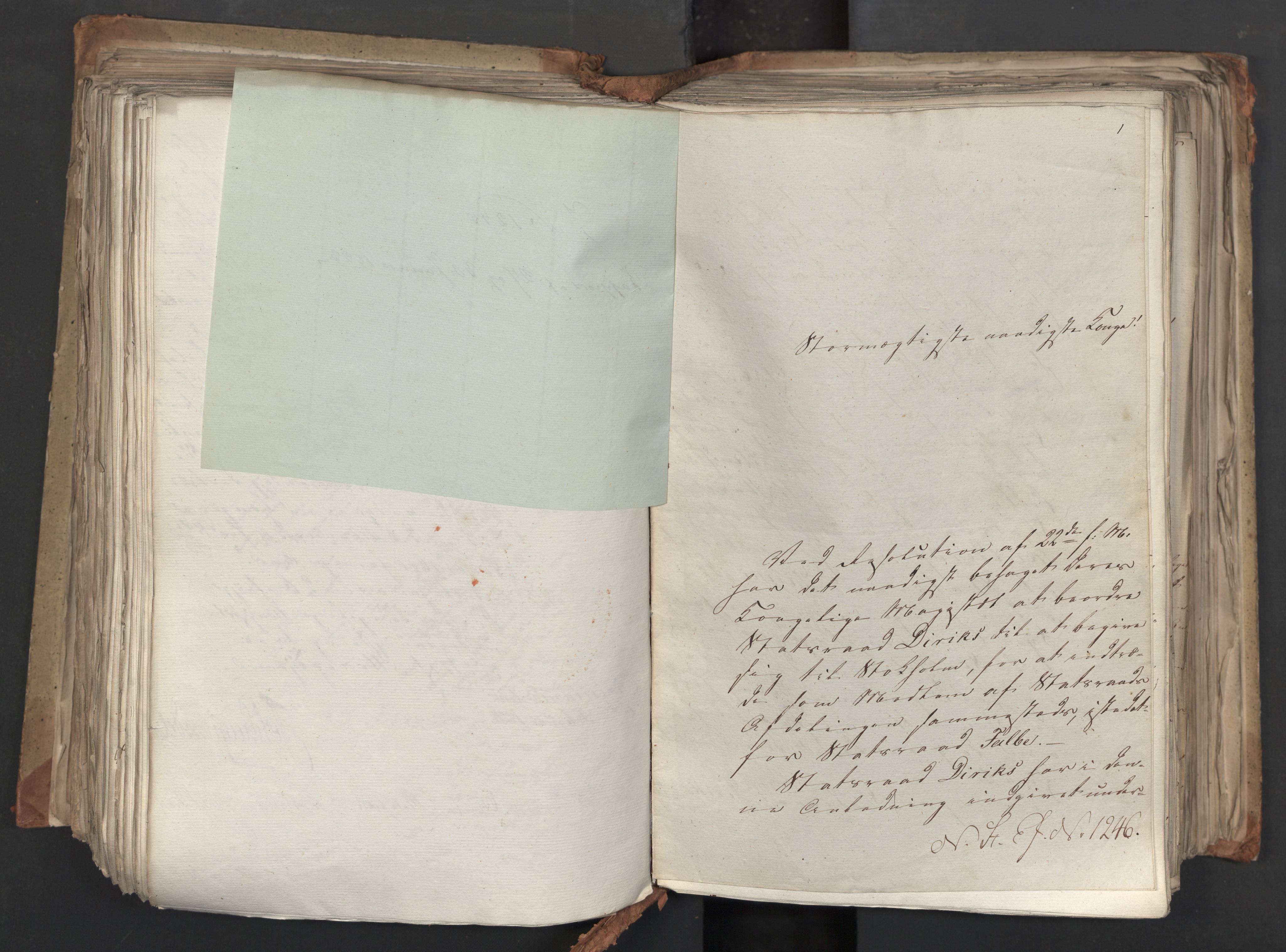 Statsrådsavdelingen i Stockholm, AV/RA-S-1003/D/Da/L0037: Regjeringsinnstillinger nr. 1115-1403, 1824, p. 388