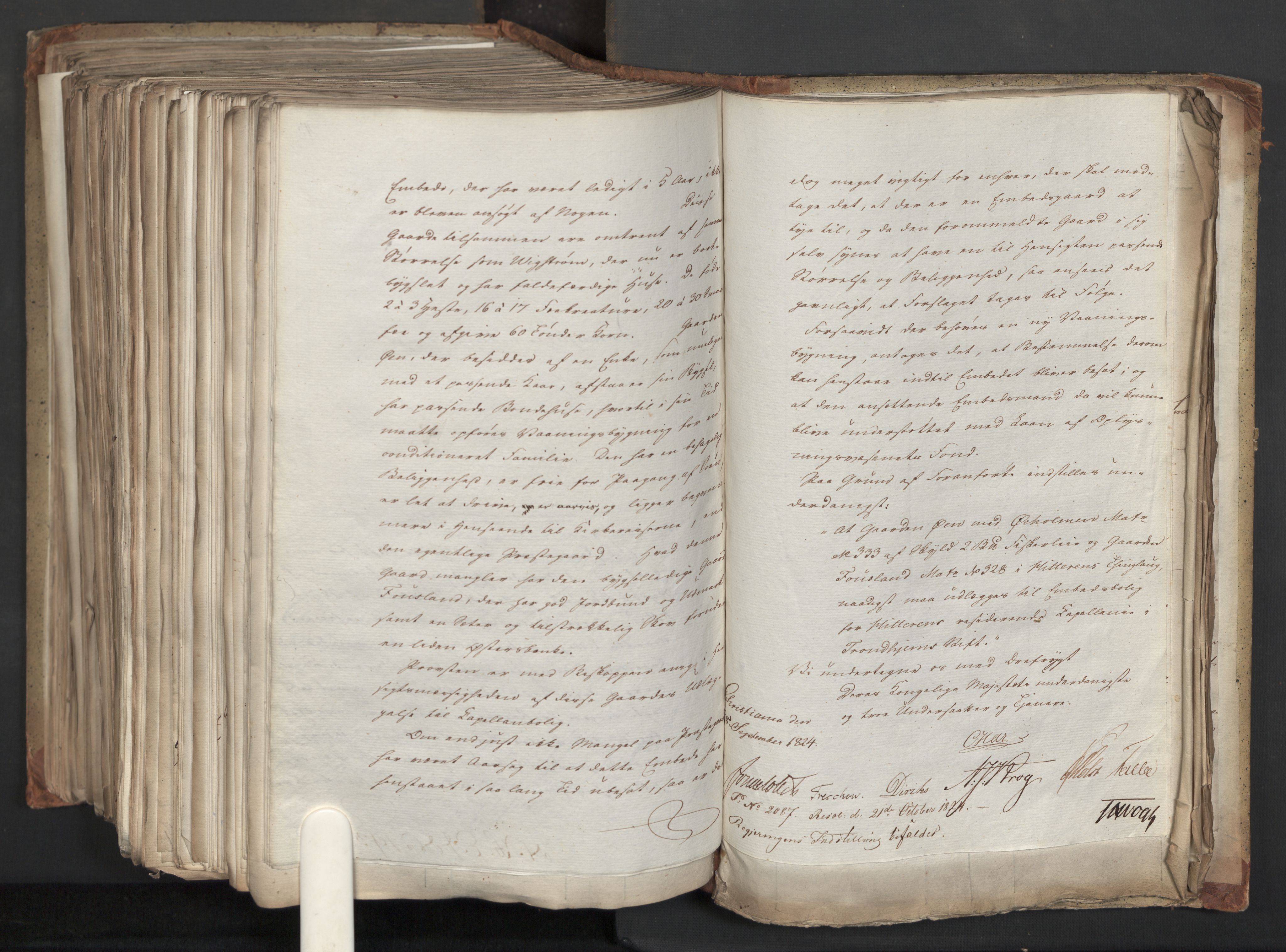 Statsrådsavdelingen i Stockholm, AV/RA-S-1003/D/Da/L0039: Regjeringsinnstillinger nr. 1661-1946, 1824, p. 720