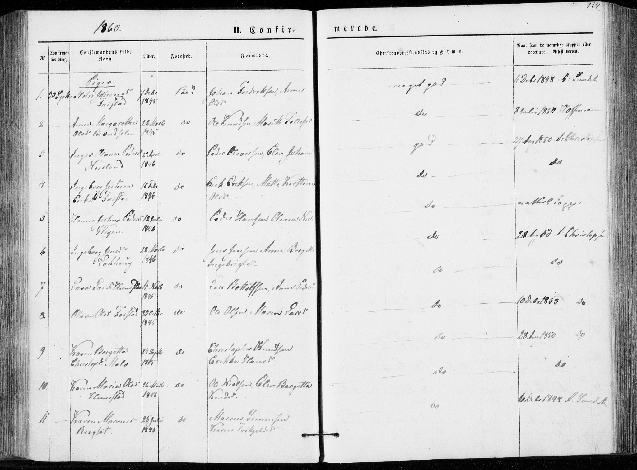 Ministerialprotokoller, klokkerbøker og fødselsregistre - Møre og Romsdal, AV/SAT-A-1454/566/L0767: Parish register (official) no. 566A06, 1852-1868, p. 124