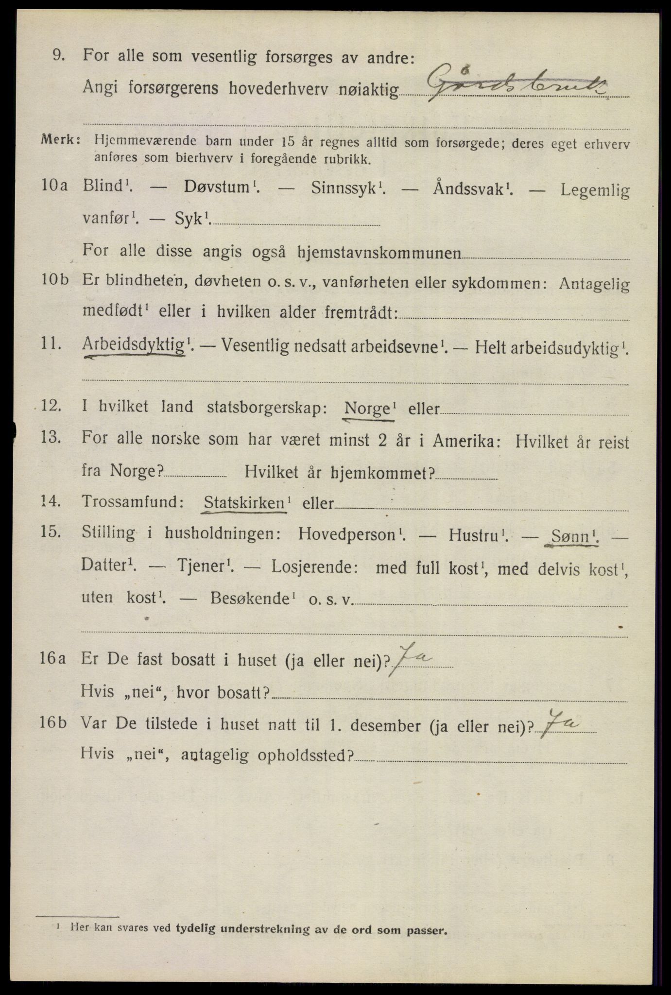 SAKO, 1920 census for Hol (Buskerud), 1920, p. 2780