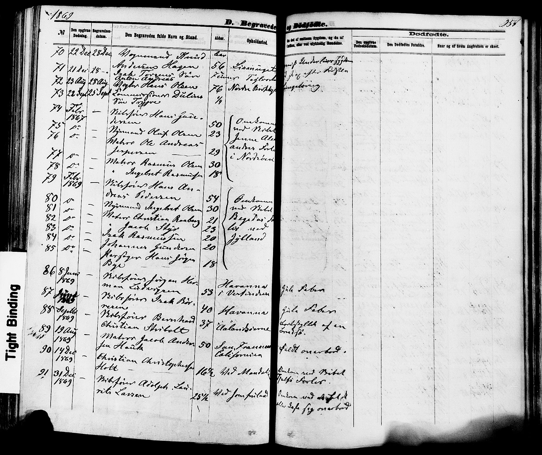 Skien kirkebøker, SAKO/A-302/F/Fa/L0008: Parish register (official) no. 8, 1866-1877, p. 257