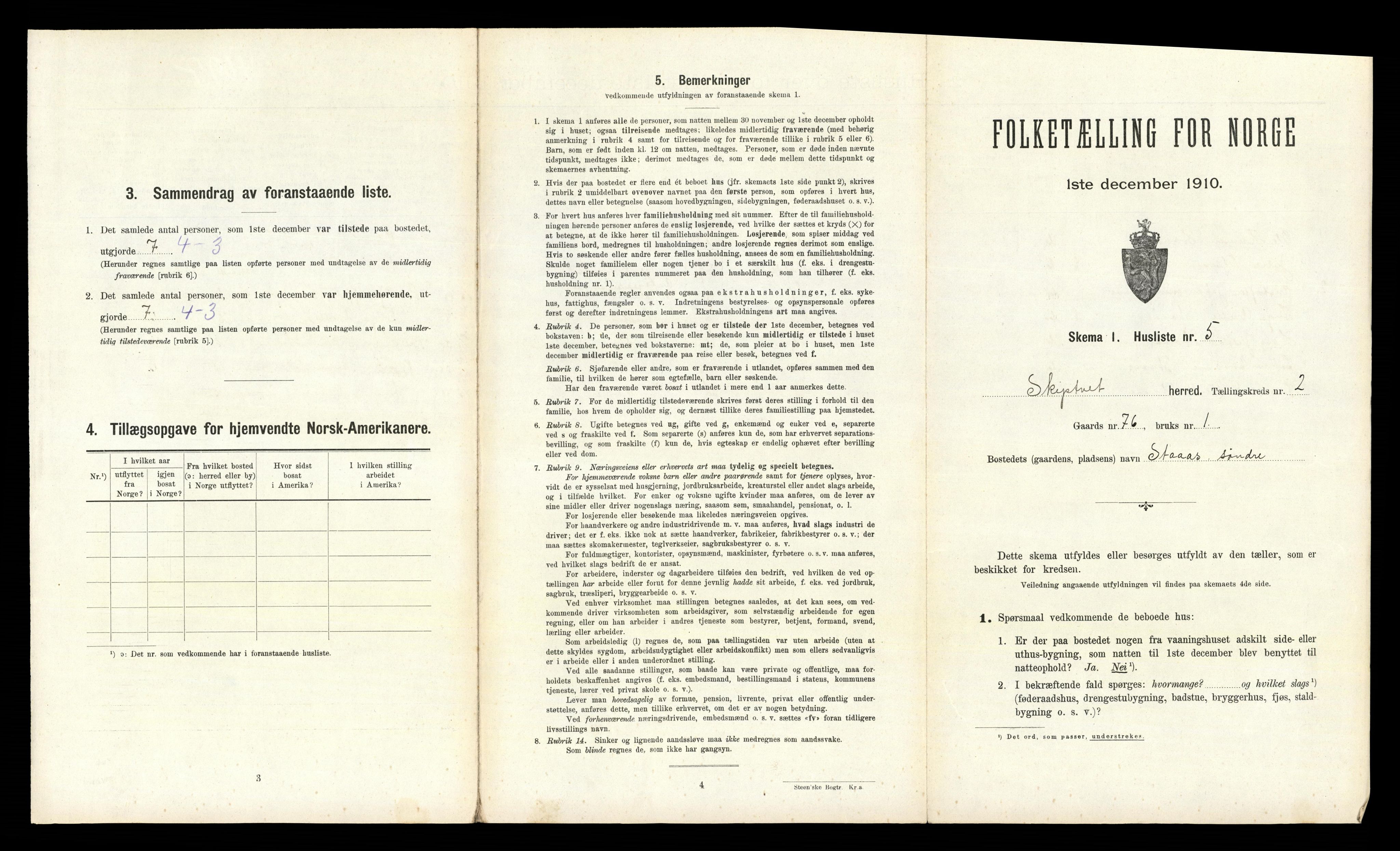 RA, 1910 census for Skiptvet, 1910, p. 161