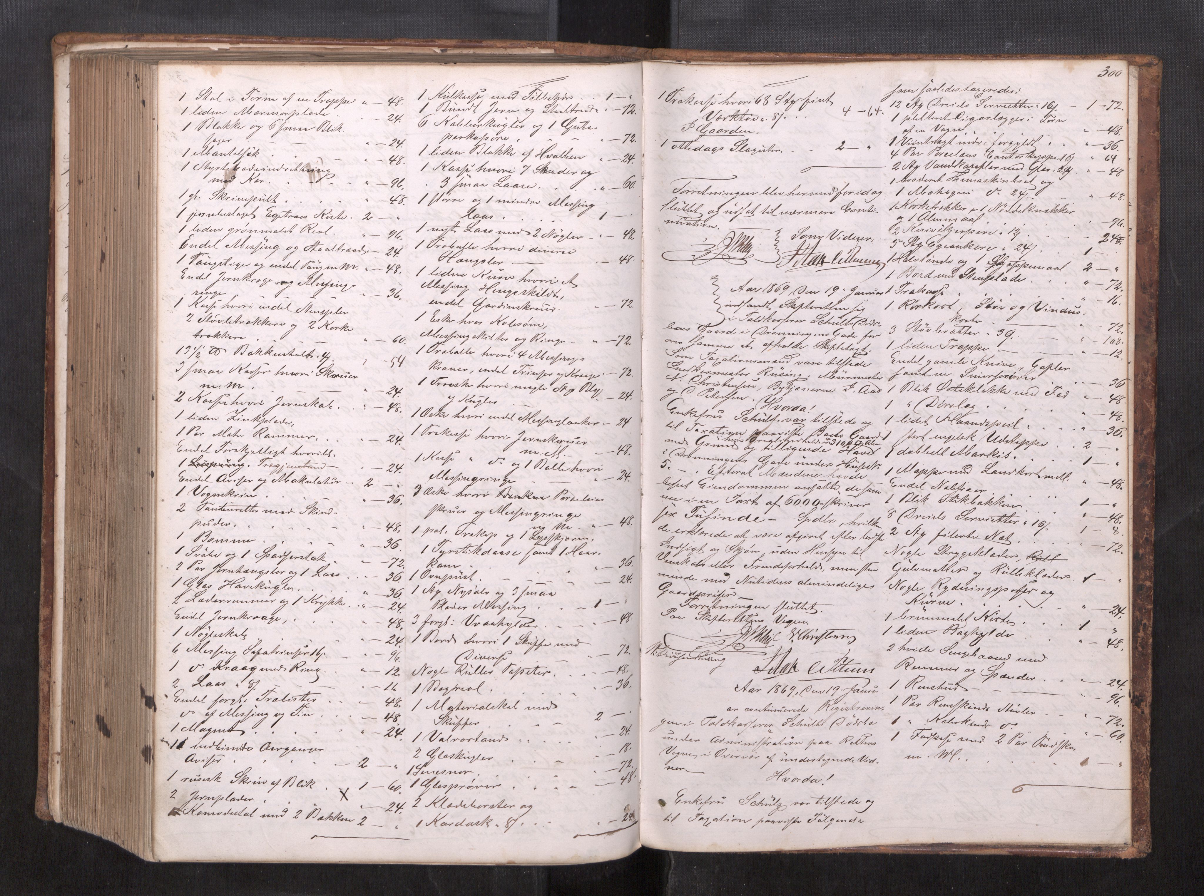 Trondheim byfogd, AV/SAT-A-0003/1/3/3C/L0004: Skifteregistreringsprotokoll - 18/3-25/2. (u/ register), 1864-1869, p. 300