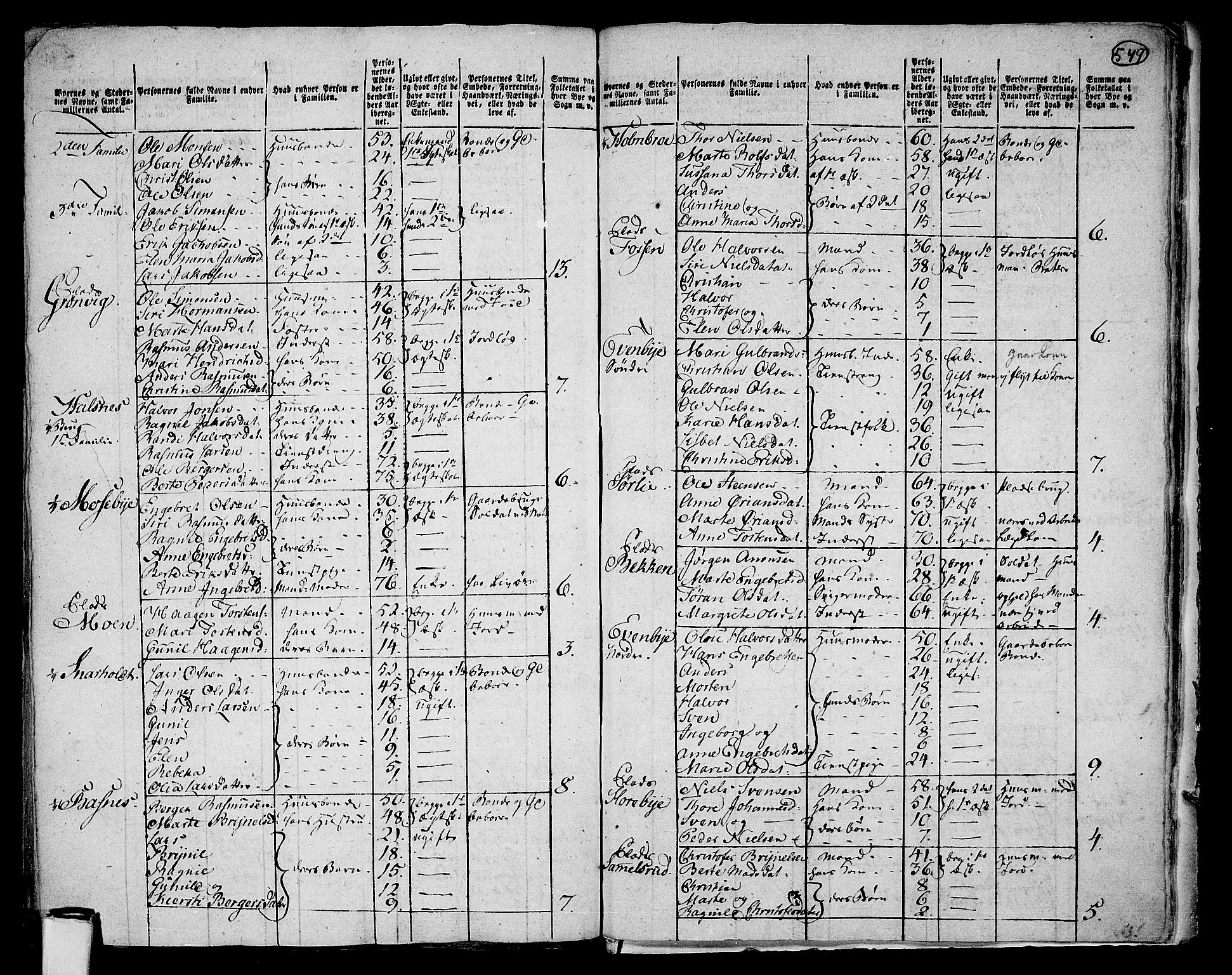 RA, 1801 census for 0221P Høland, 1801, p. 548b-549a