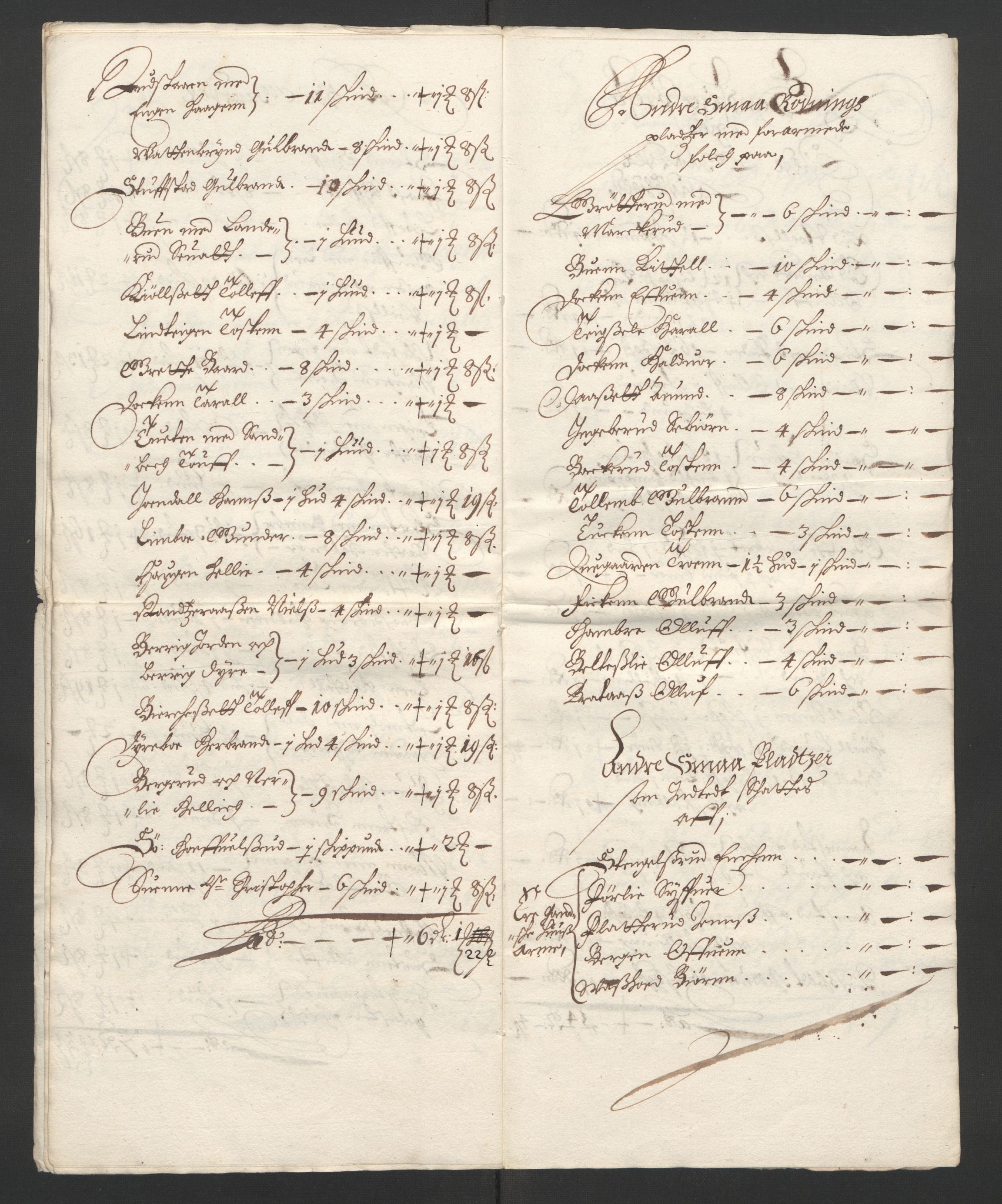 Rentekammeret inntil 1814, Reviderte regnskaper, Lensregnskaper, AV/RA-EA-5023/R/Rb/Rbn/L0006: Numedal og Sandsvær len, 1660-1664