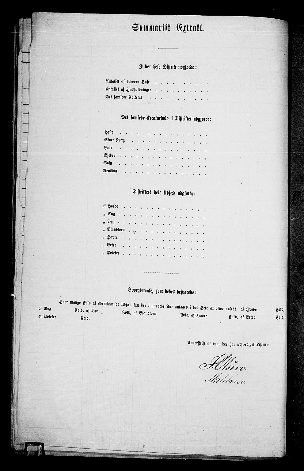 RA, 1865 census for Varteig, 1865, p. 17