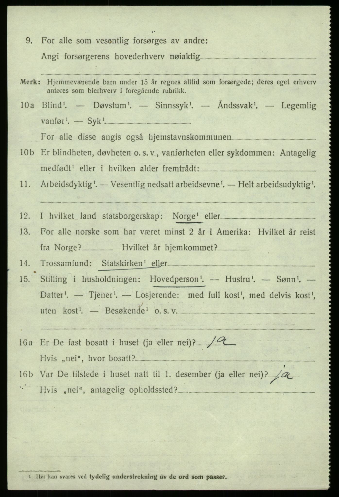 SAB, 1920 census for Fana, 1920, p. 12978