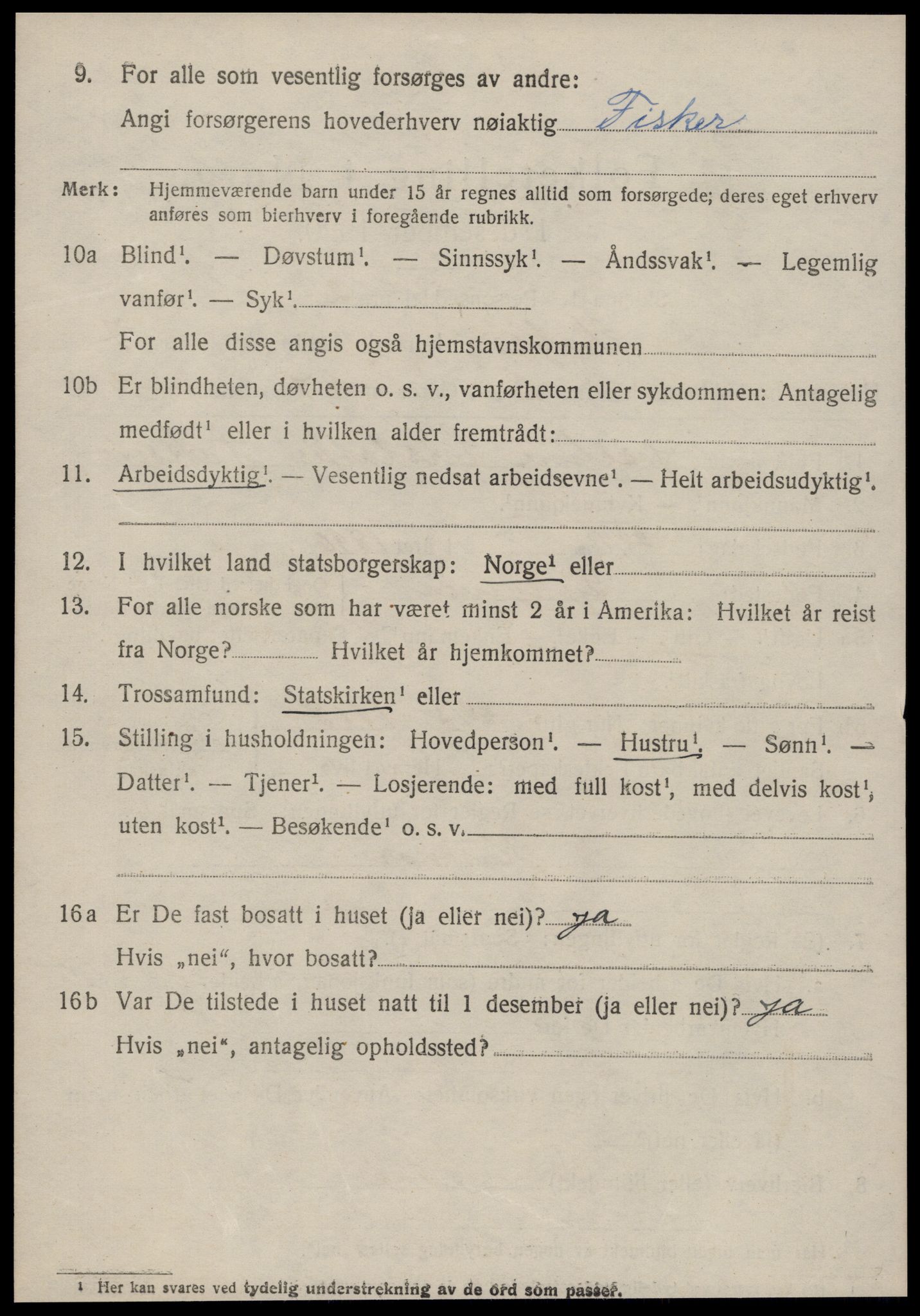 SAT, 1920 census for Skodje, 1920, p. 2972