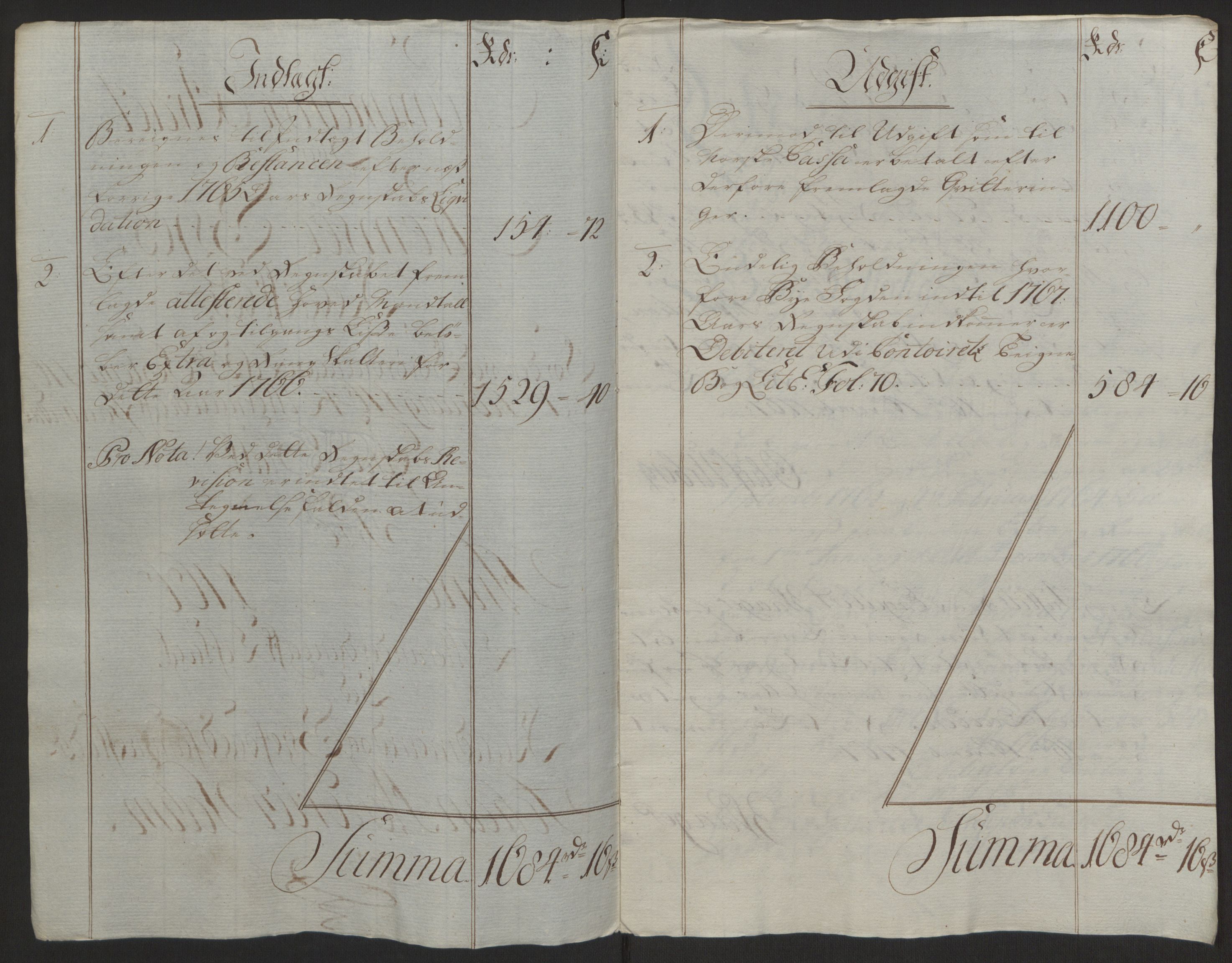 Rentekammeret inntil 1814, Reviderte regnskaper, Byregnskaper, AV/RA-EA-4066/R/Rg/L0144/0001: [G4] Kontribusjonsregnskap / Ekstraskatt, 1762-1767, p. 425