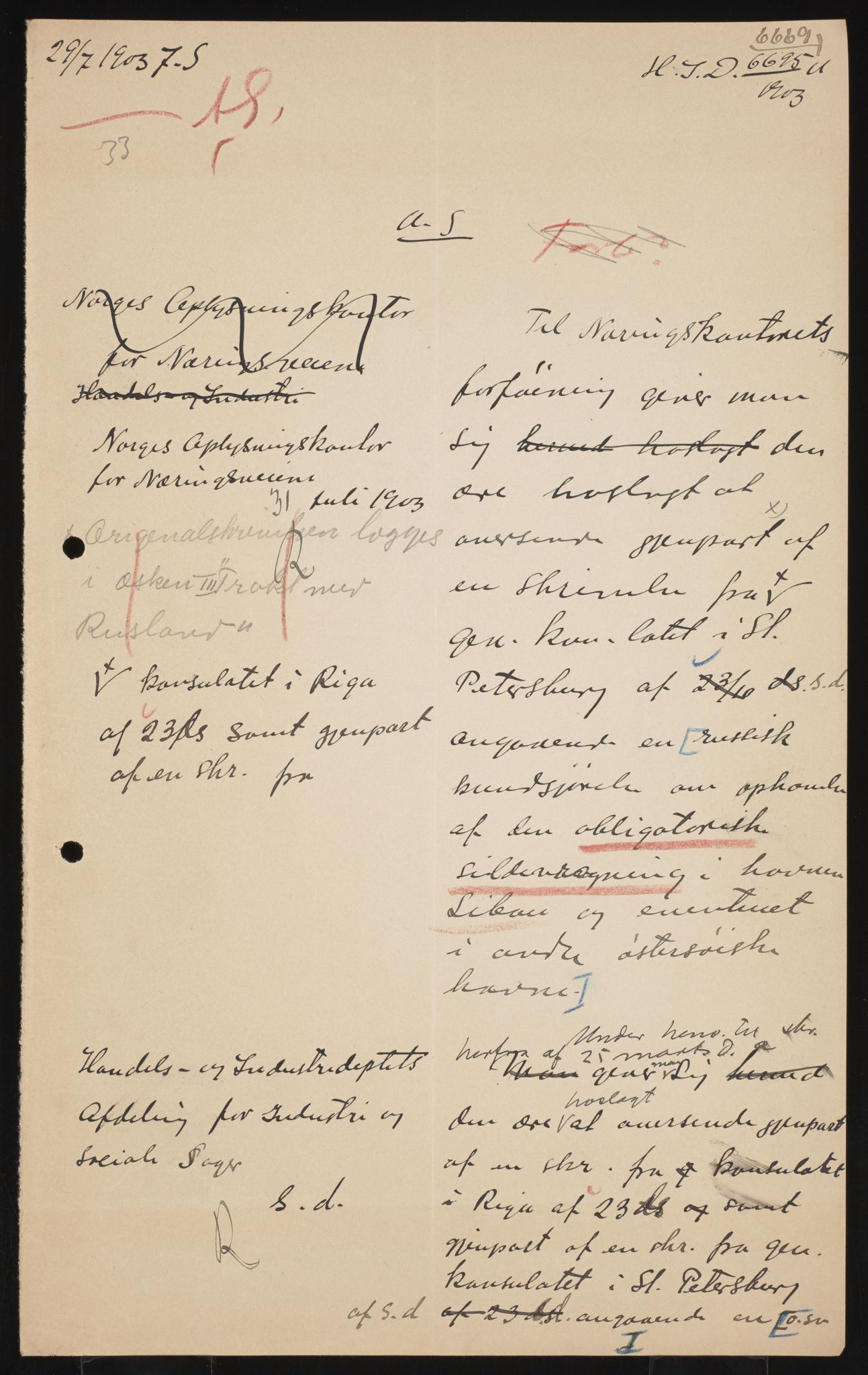 Utenriksdepartementet, RA/S-2259, 1846-1939, p. 392